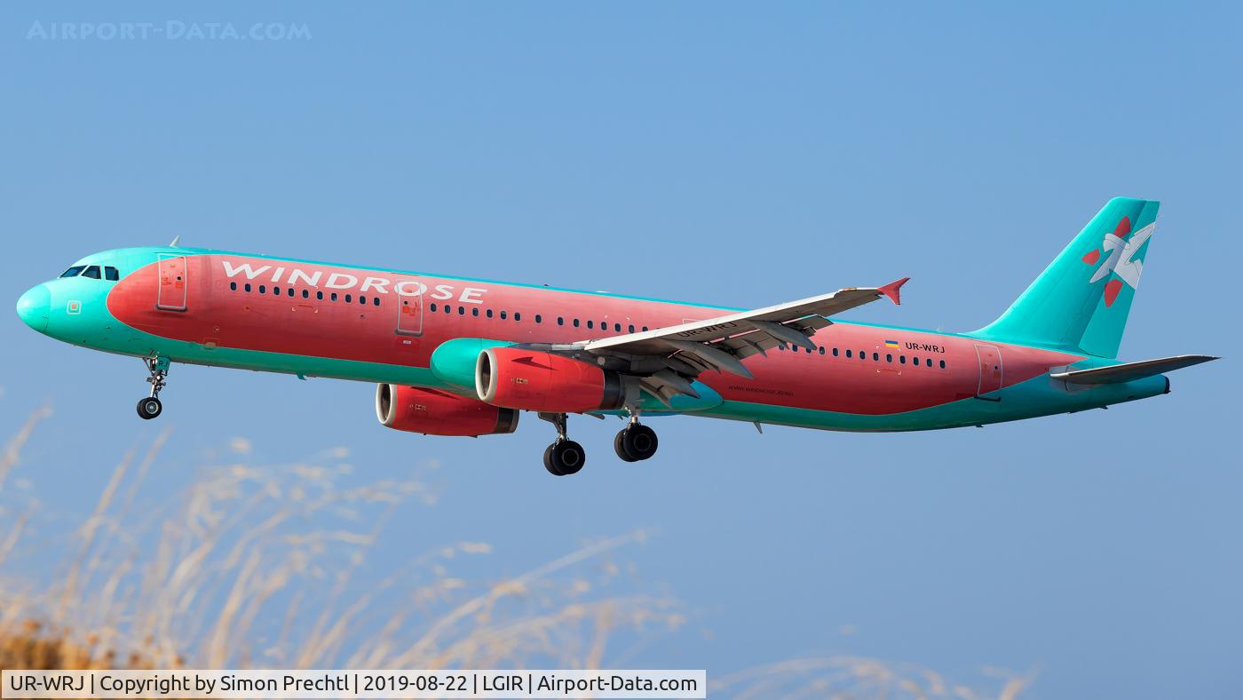 UR-WRJ, 2002 Airbus A321-231 C/N 1896, UR-WRJ @ Heraklion N. Kazantzakis Airport