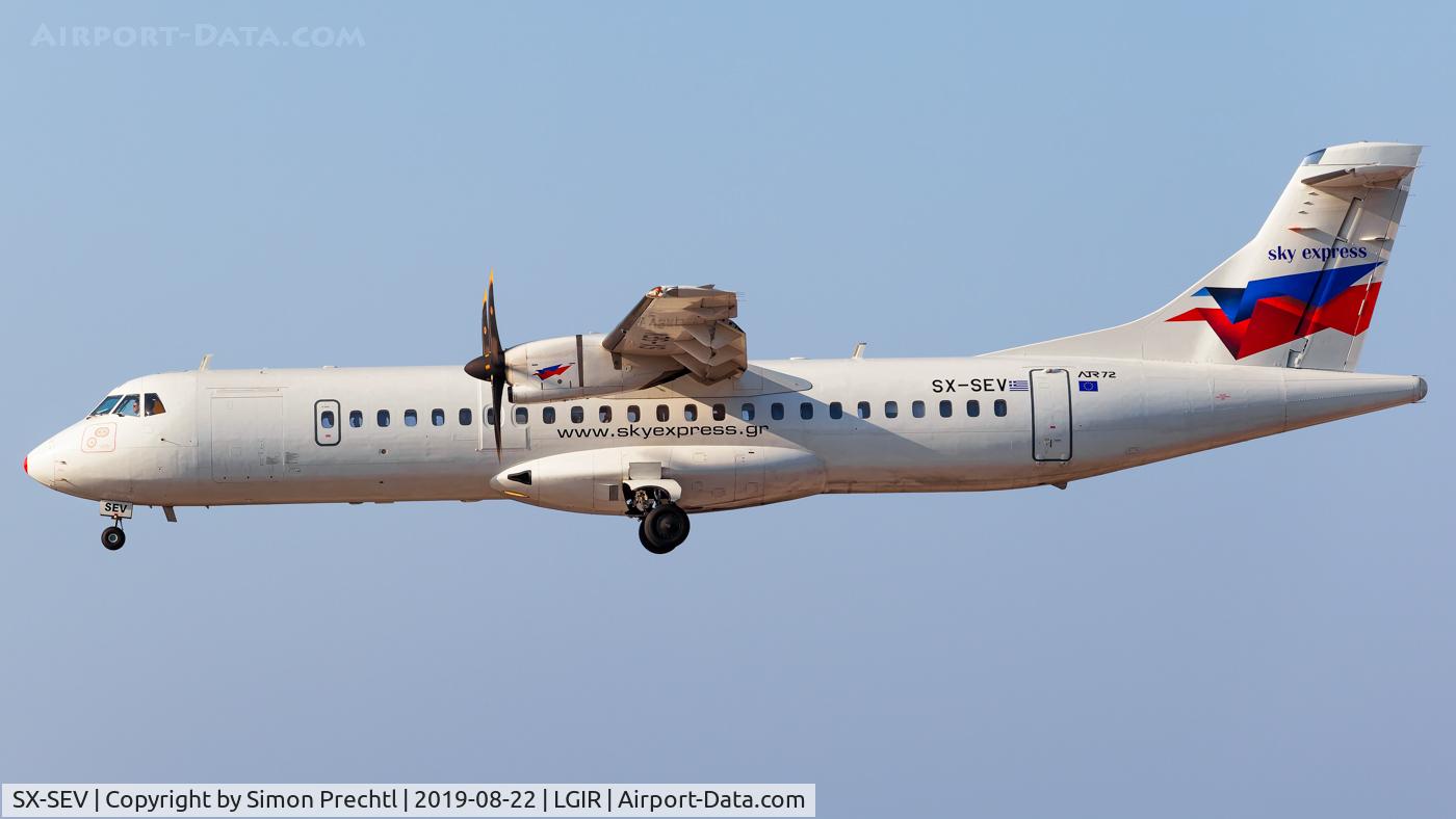 SX-SEV, 2006 ATR 72-212A C/N 699, SX-SEV @ Heraklion N. Kazantzakis Airport