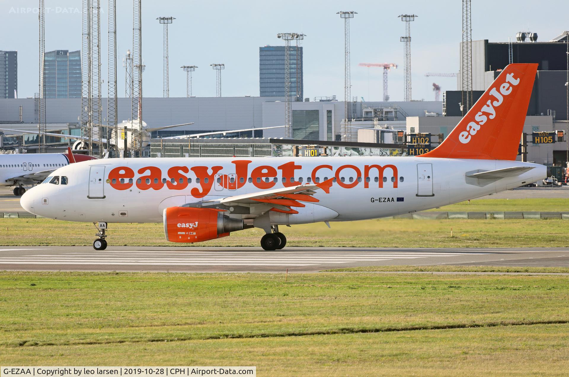 G-EZAA, 2006 Airbus A319-111 C/N 2677, Copenhagen 28.10.2019