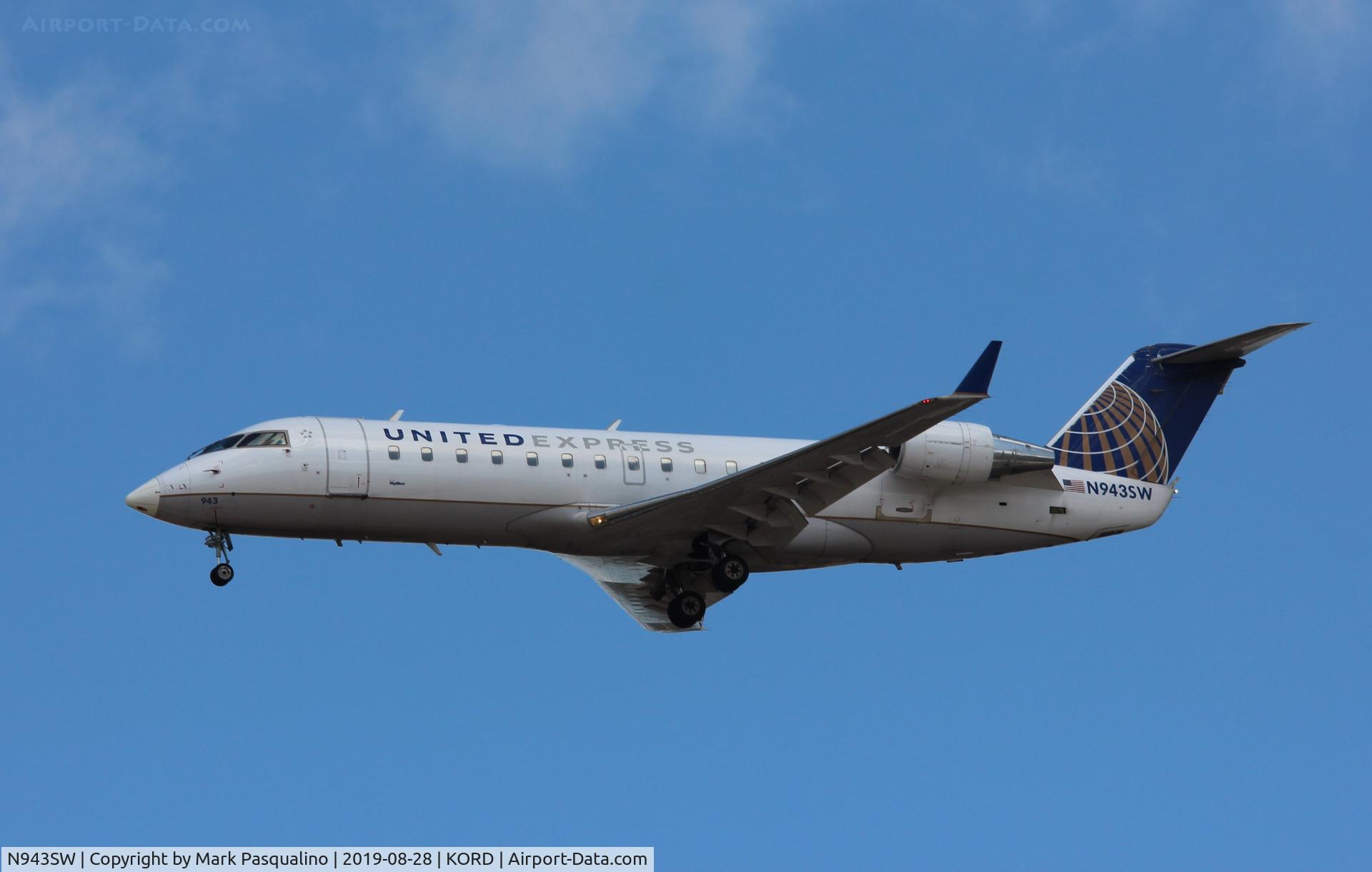 N943SW, 2003 Bombardier CRJ-200LR (CL-600-2B19) C/N 7762, CL-600-2B19