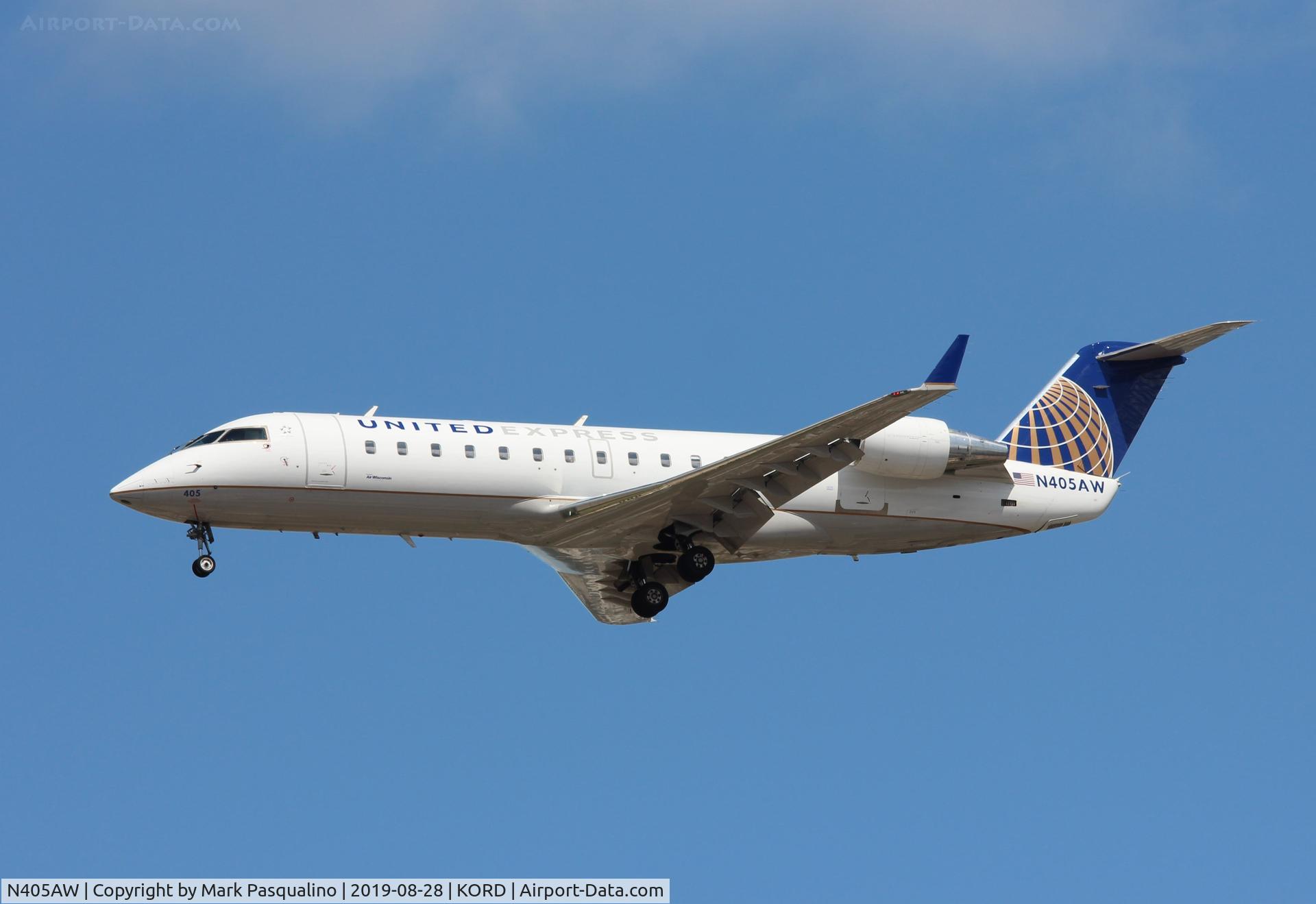 N405AW, 1999 Bombardier CRJ-200LR (CL-600-2B19) C/N 7362, CL-600-2B19