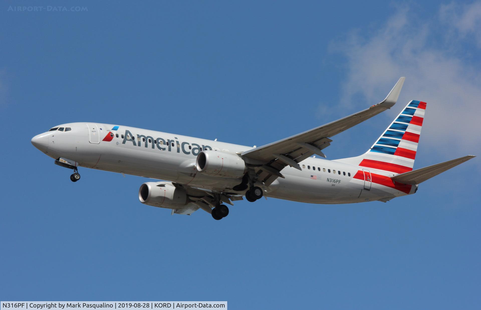 N316PF, 2017 Boeing 737-823 C/N 31262, Boeing 737-823