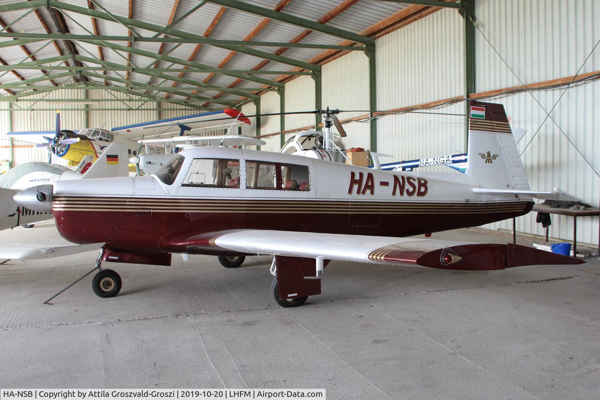 HA-NSB, 1968 Mooney M20C Ranger C/N 680180, LHFM - Fertöszentmiklós, Meidl Airport, Hungary