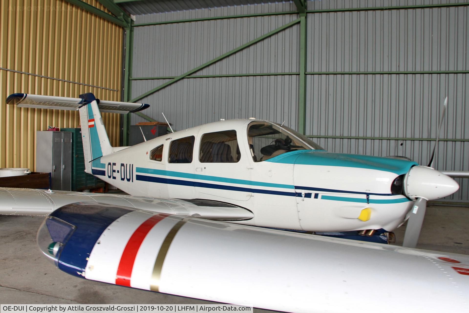OE-DUI, Piper PA-28RT-201 Arrow IV C/N 28R-8018076, LHFM - Fertöszentmiklós, Meidl Airport, Hungary