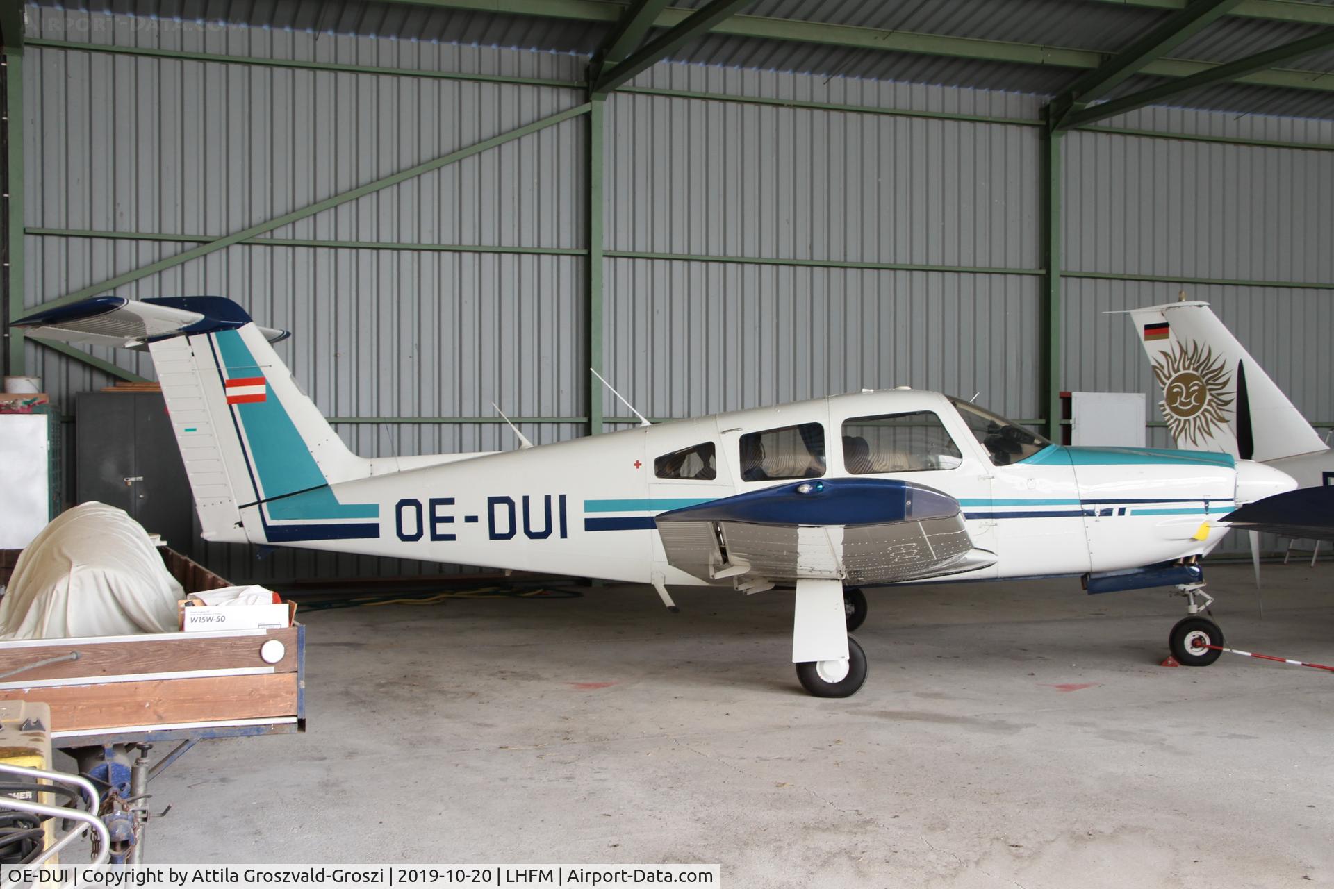 OE-DUI, Piper PA-28RT-201 Arrow IV C/N 28R-8018076, LHFM - Fertöszentmiklós, Meidl Airport, Hungary