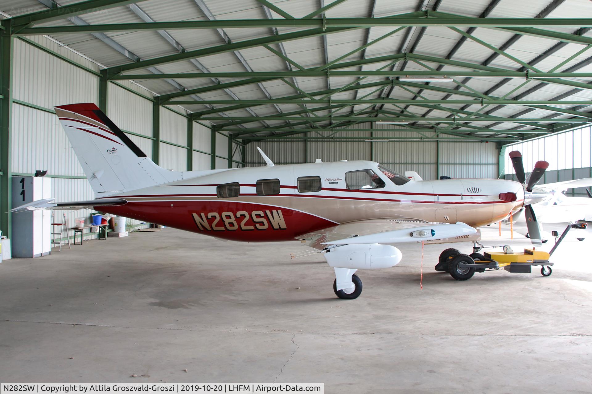 N282SW, 2009 Piper PA-46-500TP Meridian C/N 4697420, LHFM - Fertöszentmiklós, Meidl Airport, Hungary