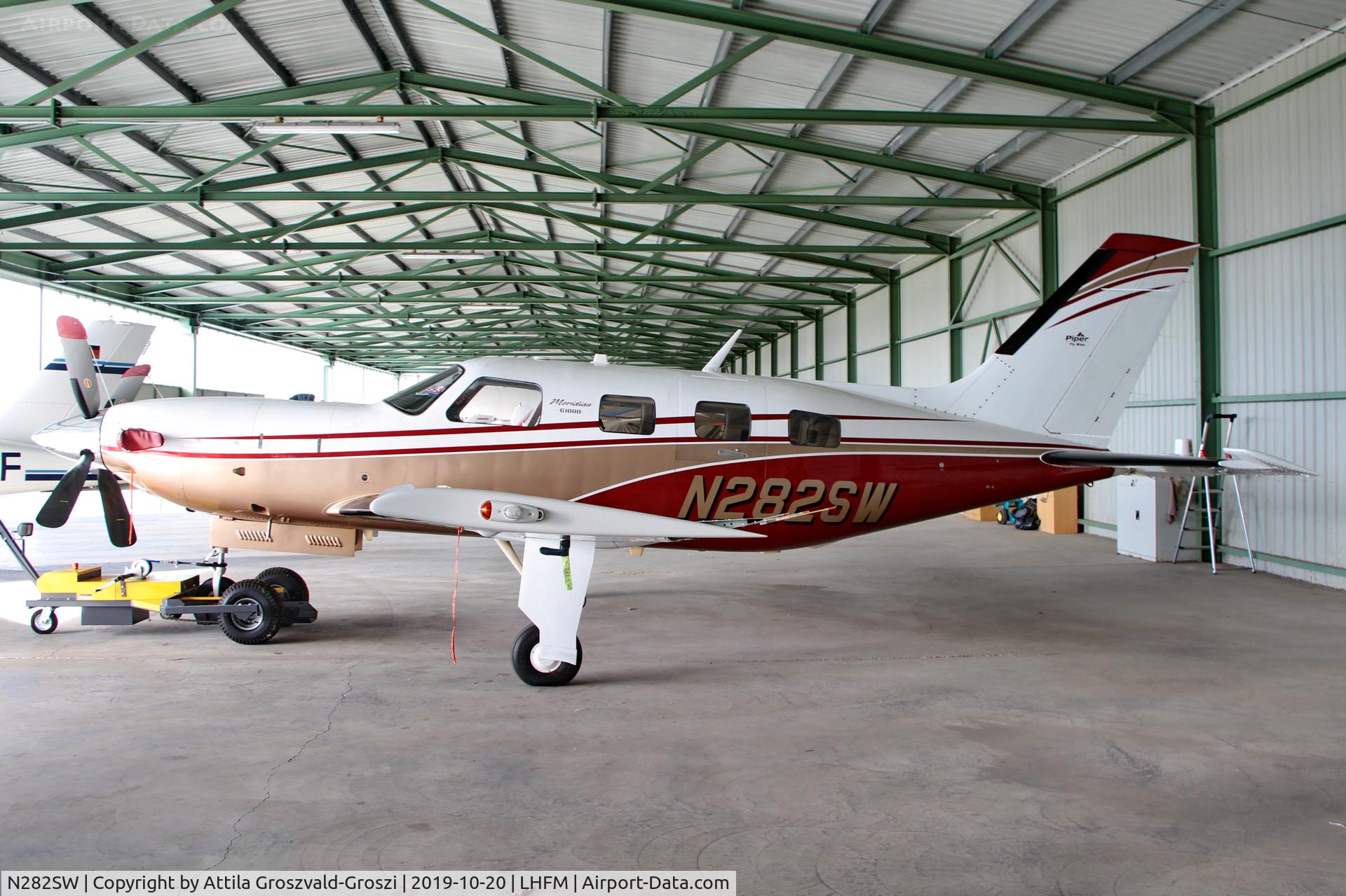N282SW, 2009 Piper PA-46-500TP Meridian C/N 4697420, LHFM - Fertöszentmiklós, Meidl Airport, Hungary