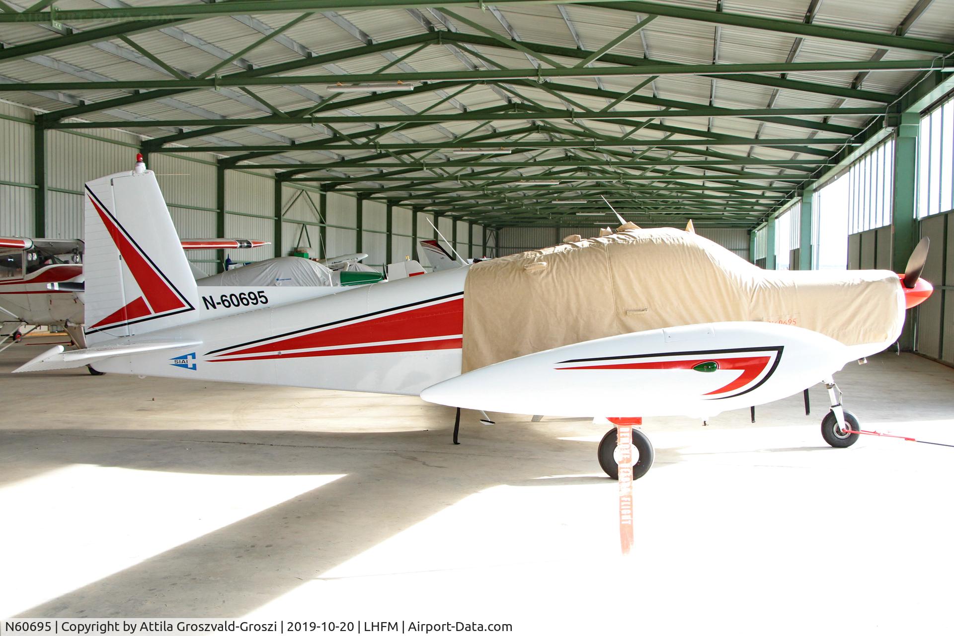 N60695, 1966 SIAI-Marchetti S-205-20R C/N 4-109, LHFM - Fertöszentmiklós, Meidl Airport, Hungary
