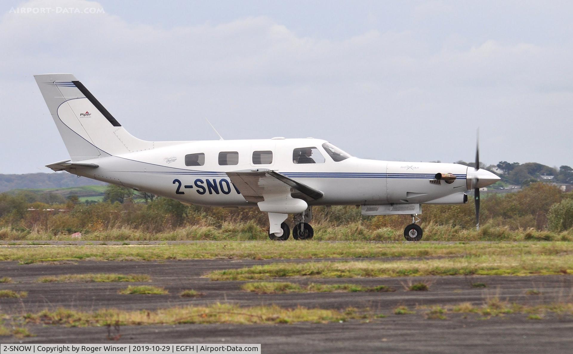 2-SNOW, 1998 Piper PA-46-350P Jetprop DLX Malibu Mirage C/N 46-36180, Visiting Malibu Mirage.