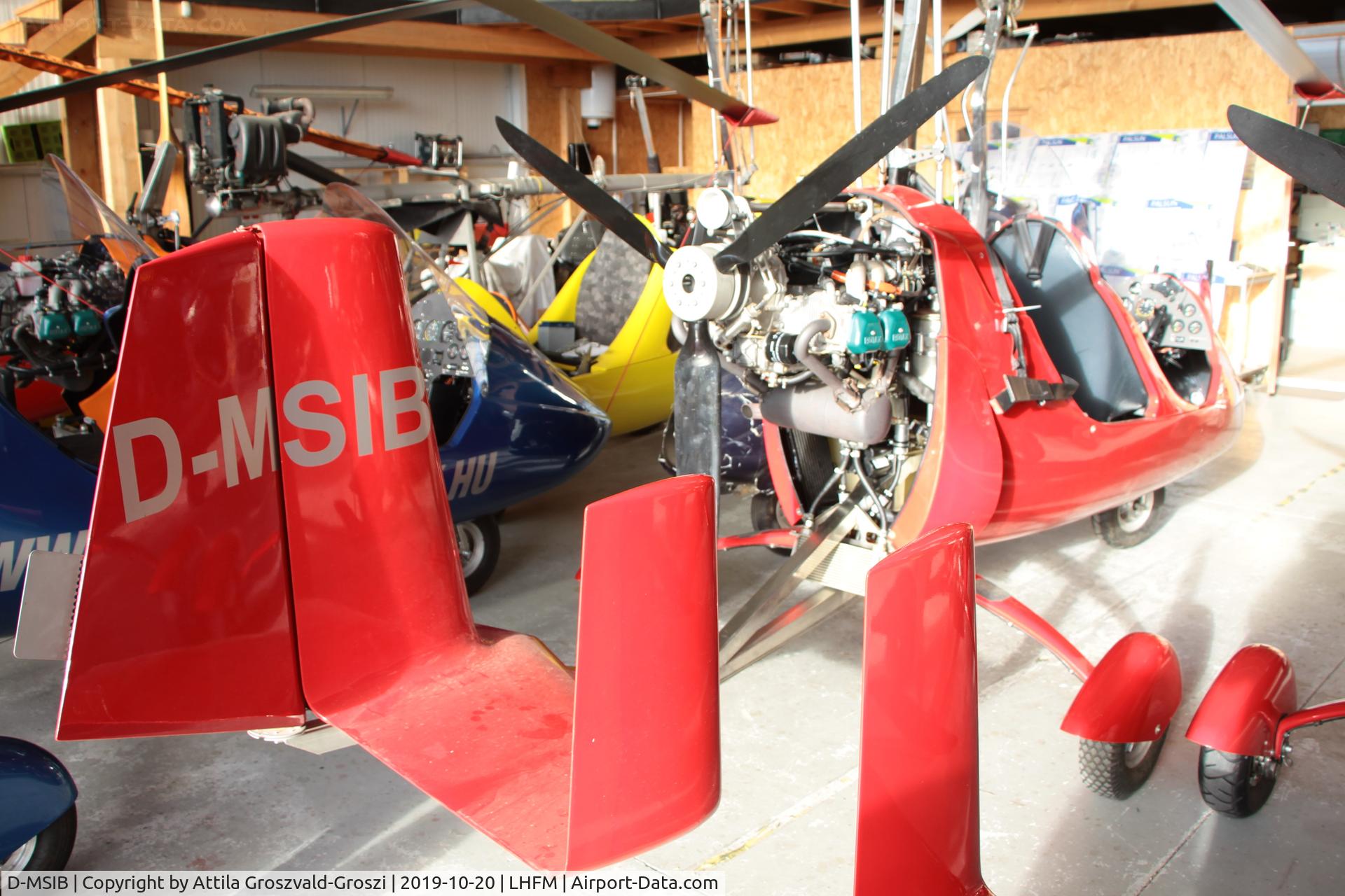 D-MSIB, AutoGyro Europe MTOSport C/N Not found D-MSIB, LHFM - Fertöszentmiklós, Meidl Airport, Hungary