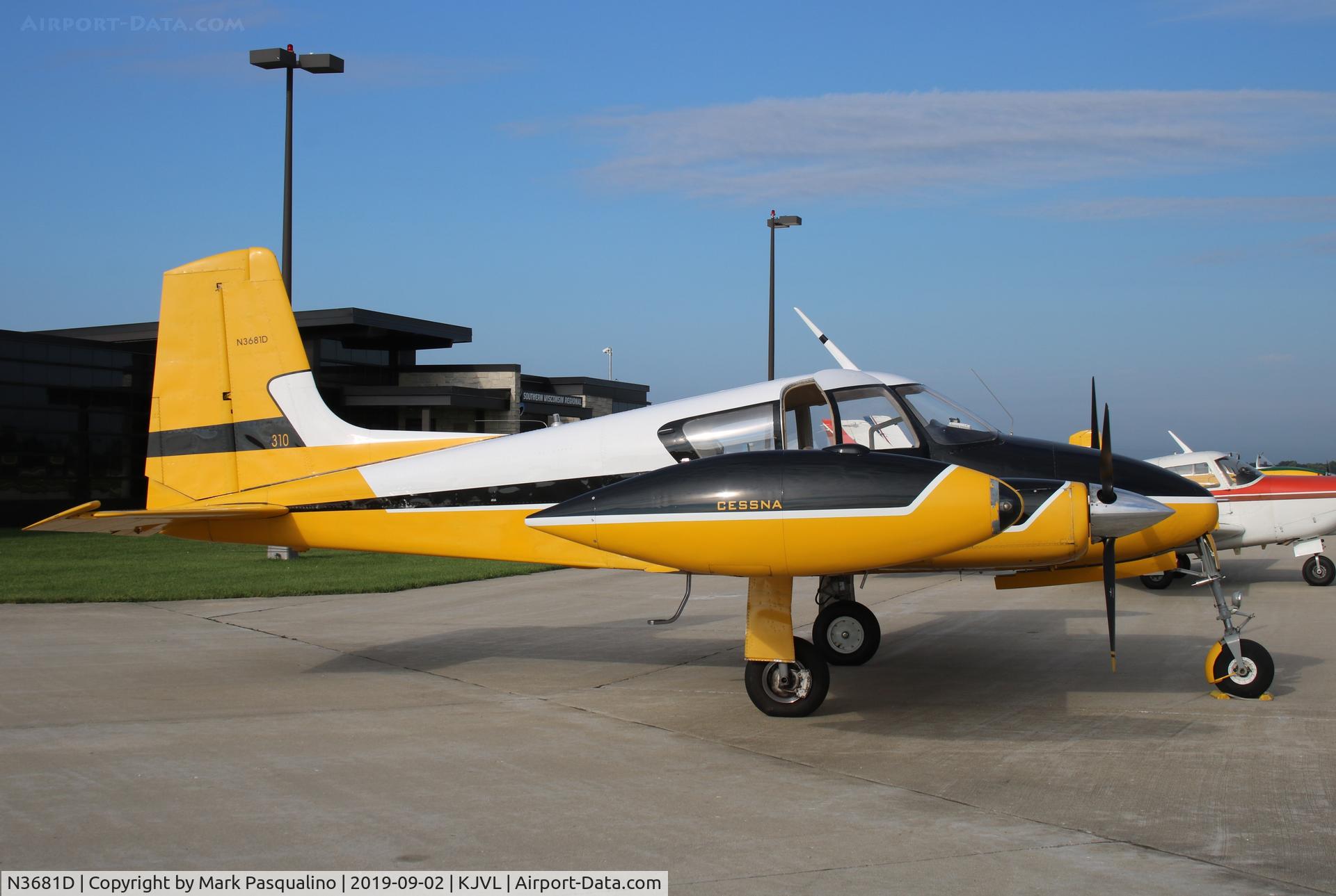 N3681D, 1956 Cessna 310 C/N 35381, Cessna 310