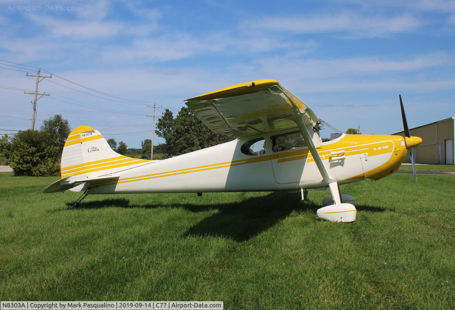 N8303A, 1952 Cessna 170B C/N 25155, Cessna 170B
