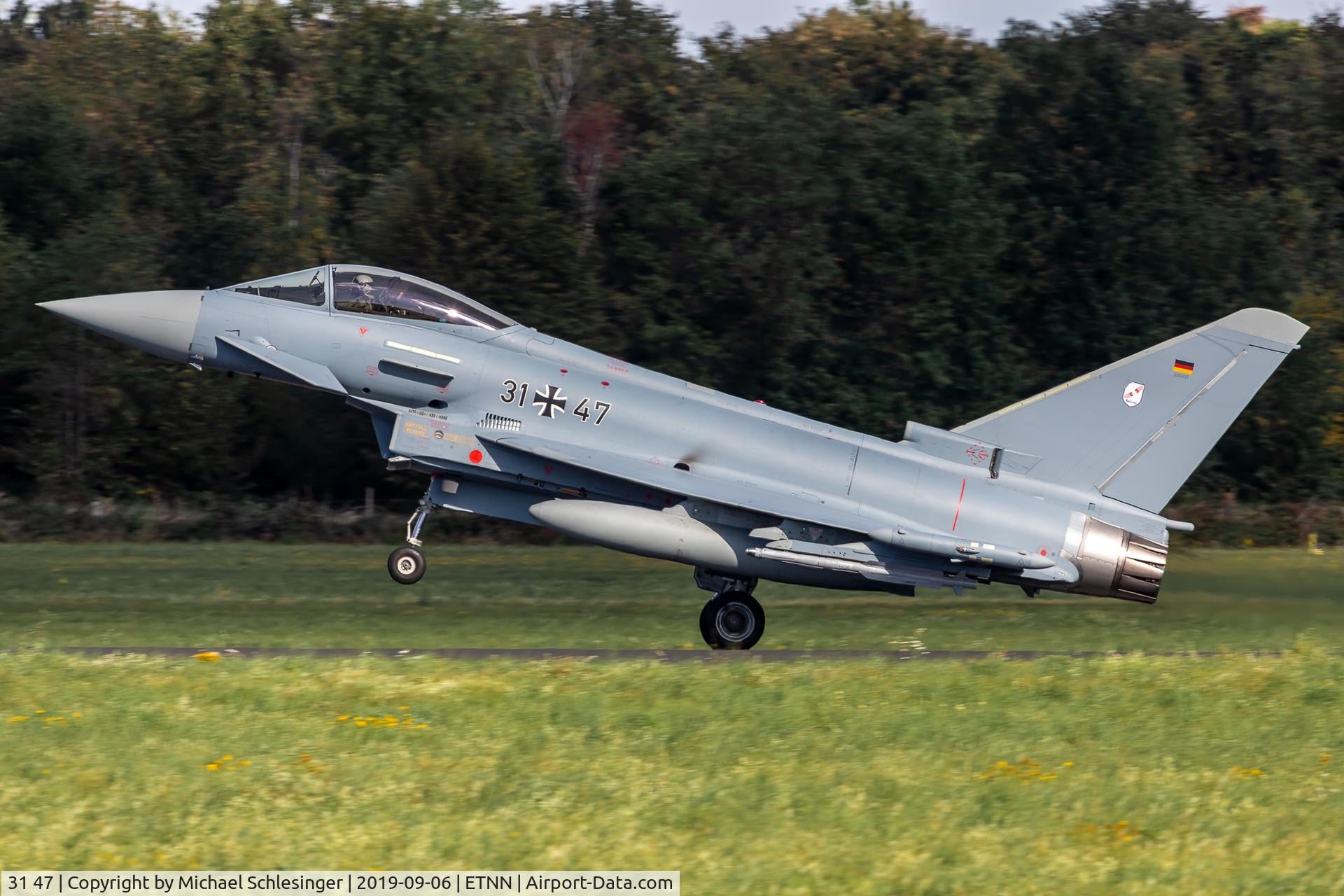 31 47, Eurofighter EF-2000 Typhoon S C/N GS0107, 31+47 - Eurofighter EF-2000 Typhoon S - German Air Force
