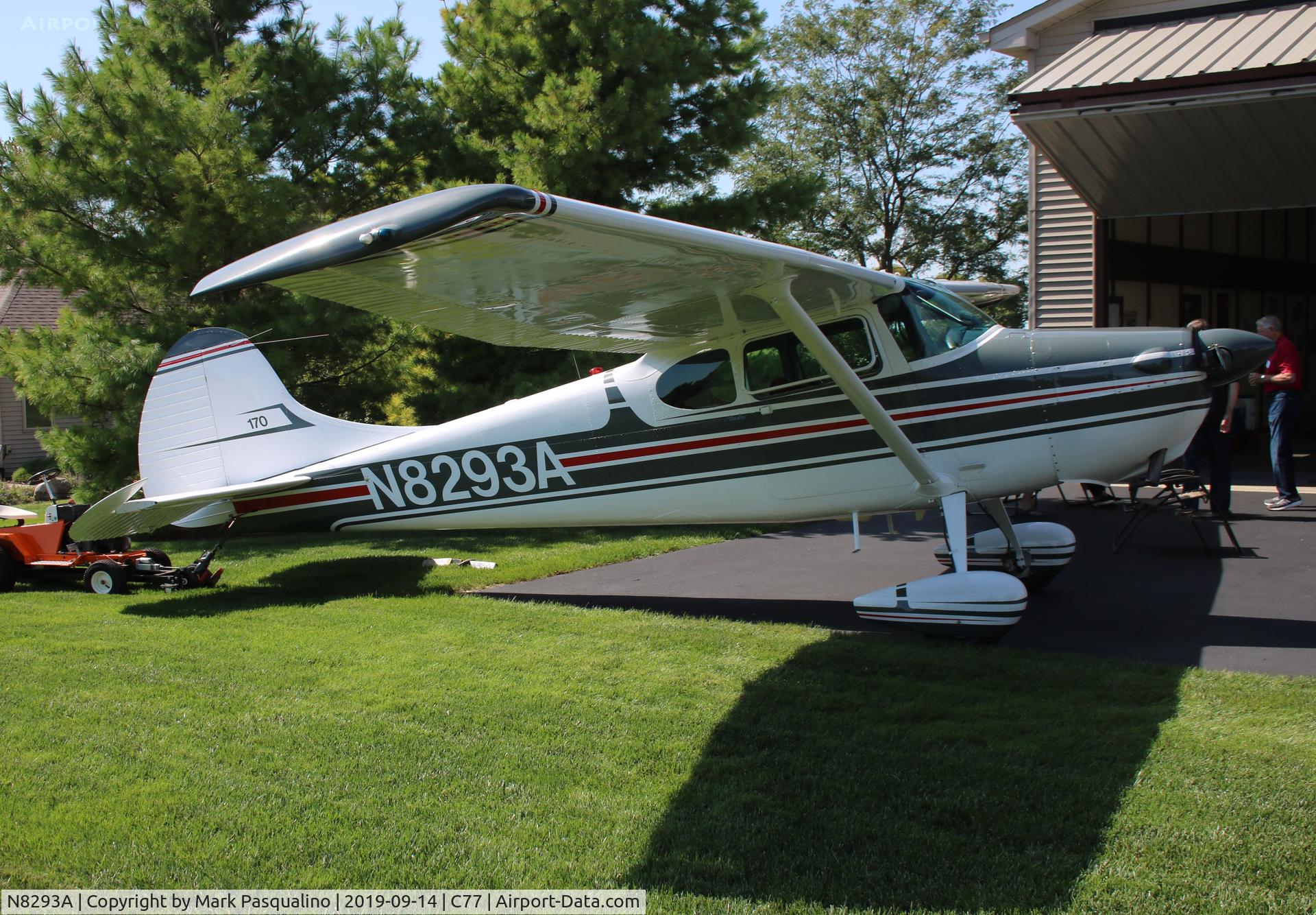 N8293A, 1952 Cessna 170B C/N 25145, Cessna 170B