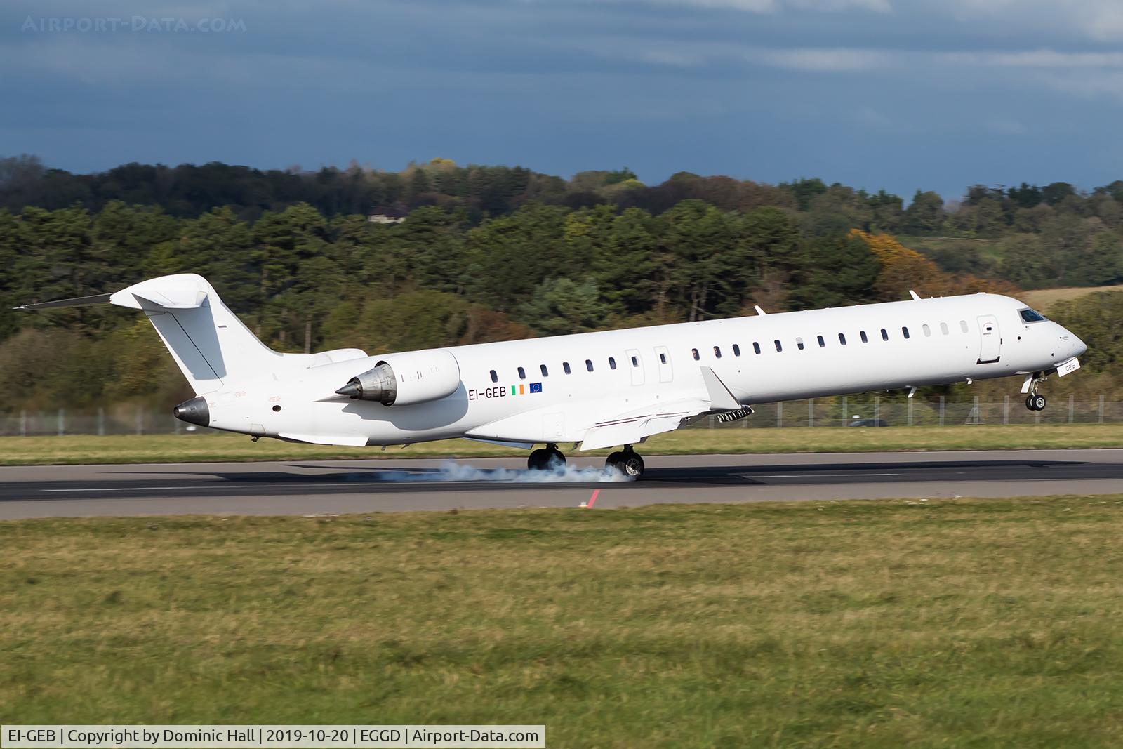 EI-GEB, 2009 Bombardier CRJ-900 (CL-600-2D24) C/N 15231, Landing RWY 09