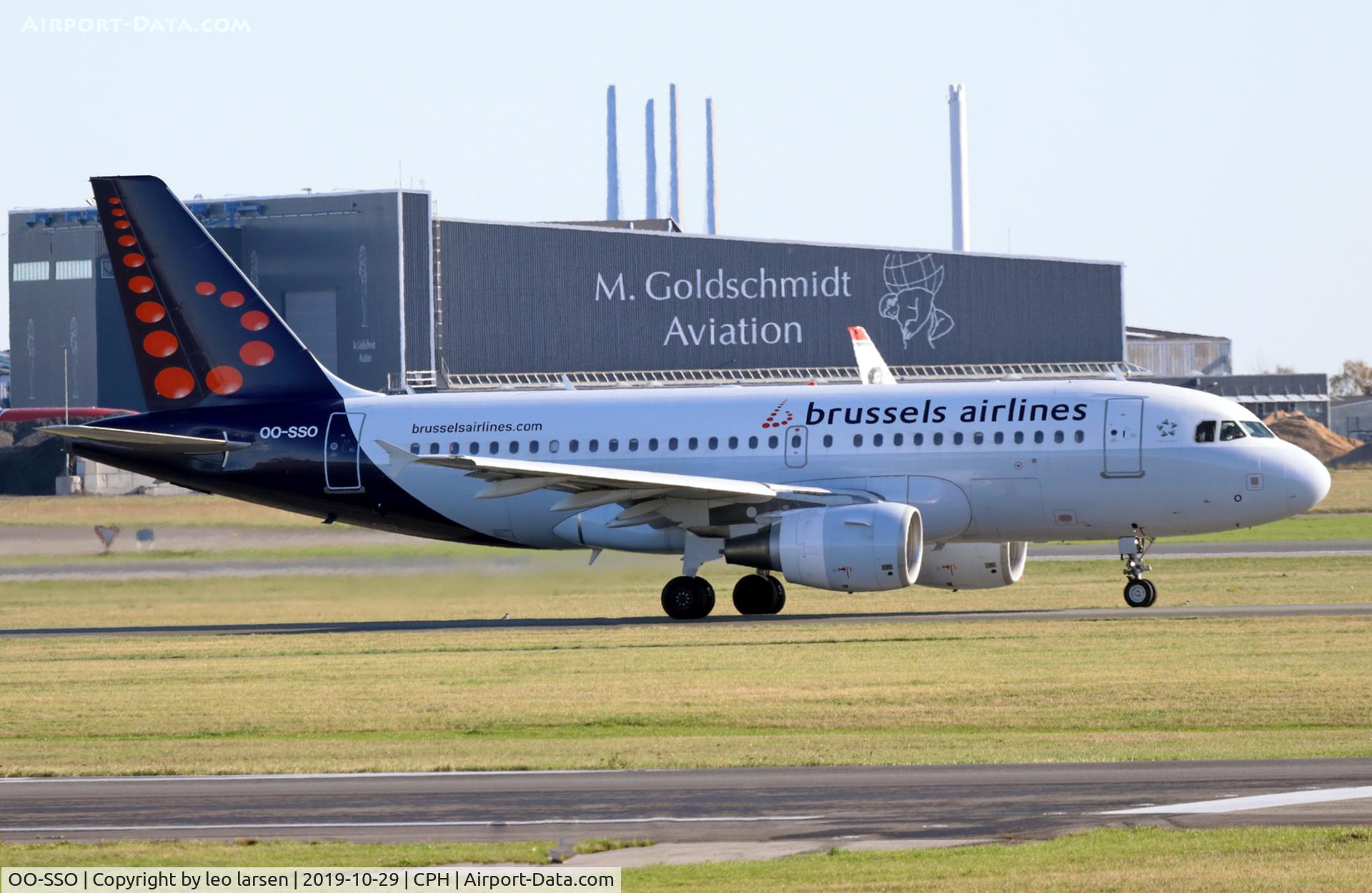 OO-SSO, 2004 Airbus A319-111 C/N 2287, Copenhagen 29.10.2019