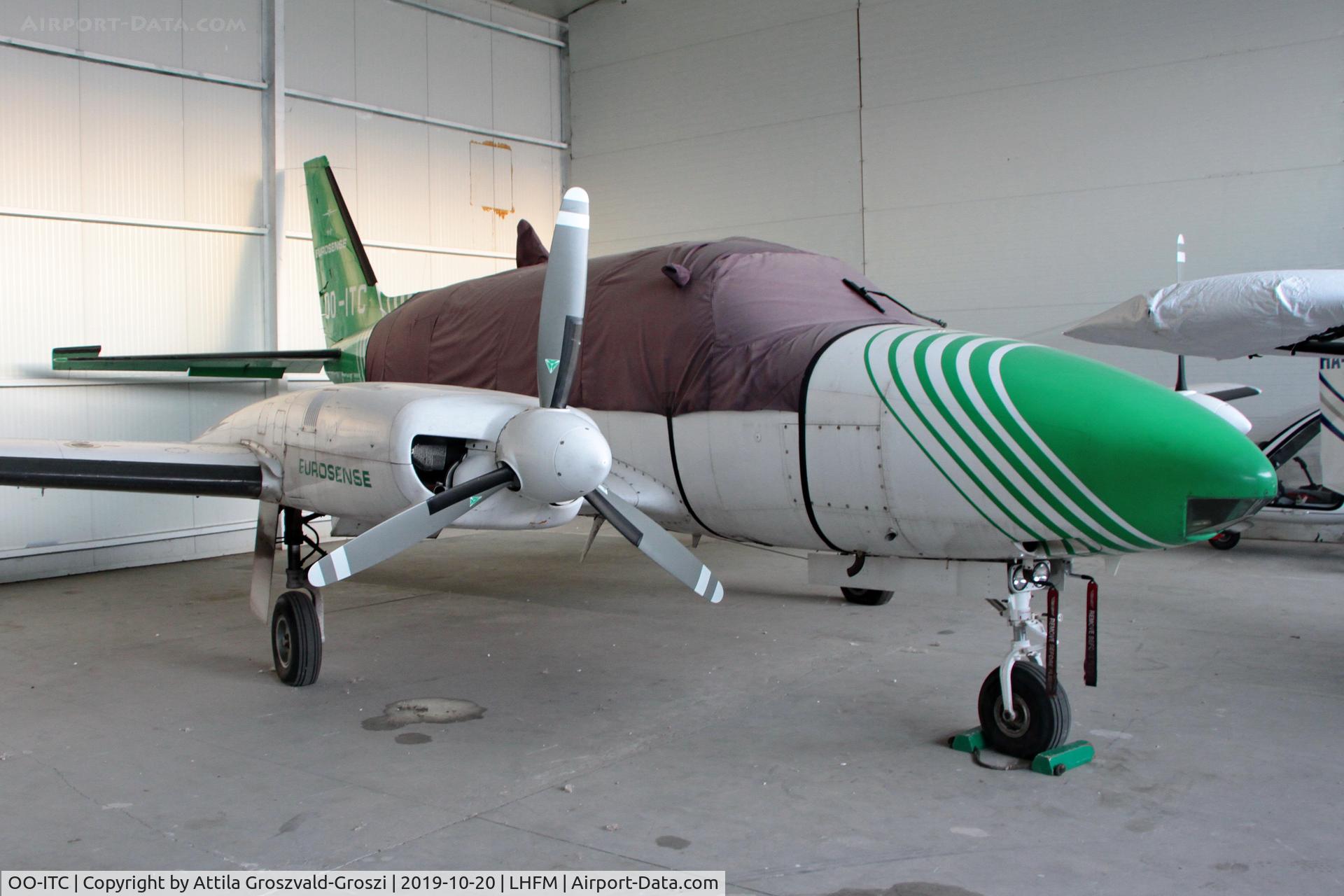 OO-ITC, Piper PA-31-350 Navajo Chieftain C/N 31-7405491, LHFM - Fertöszentmiklós, Meidl Airport, Hungary
