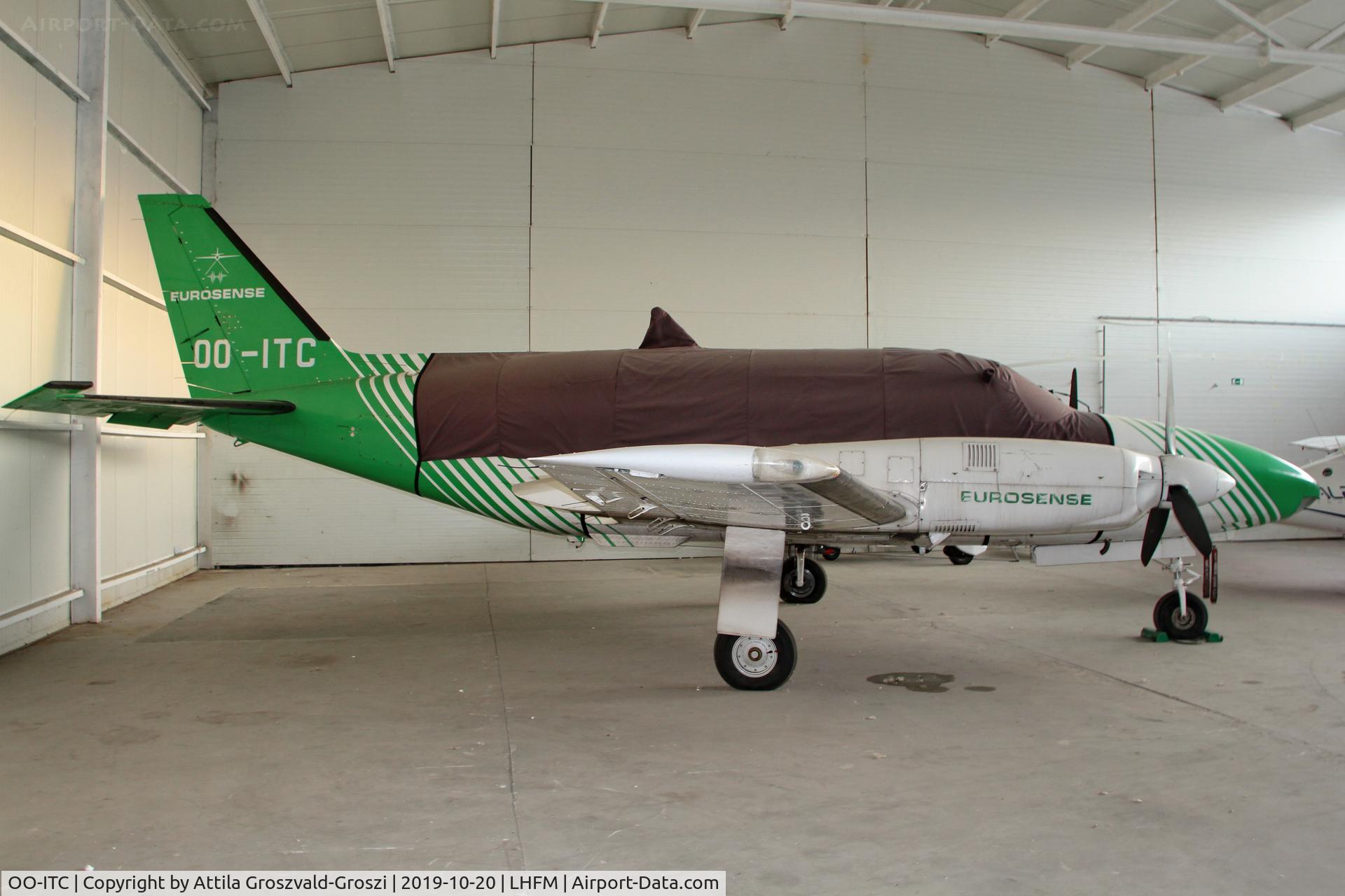 OO-ITC, Piper PA-31-350 Navajo Chieftain C/N 31-7405491, LHFM - Fertöszentmiklós, Meidl Airport, Hungary