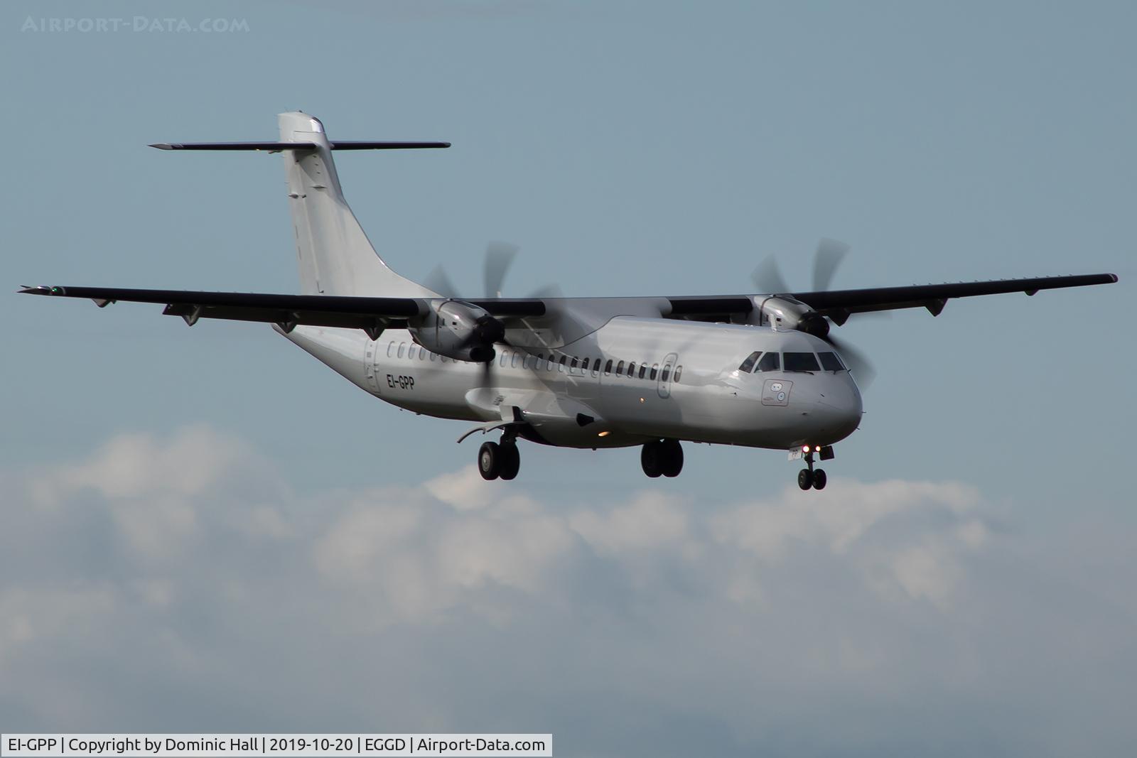 EI-GPP, 2016 ATR 72-212A C/N 1322, Landing RWY 09