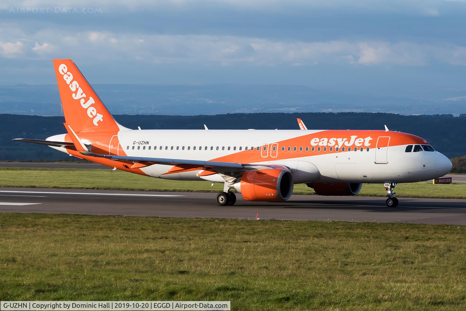 G-UZHN, 2018 Airbus A320-251N C/N 8409, Departing RWY 09