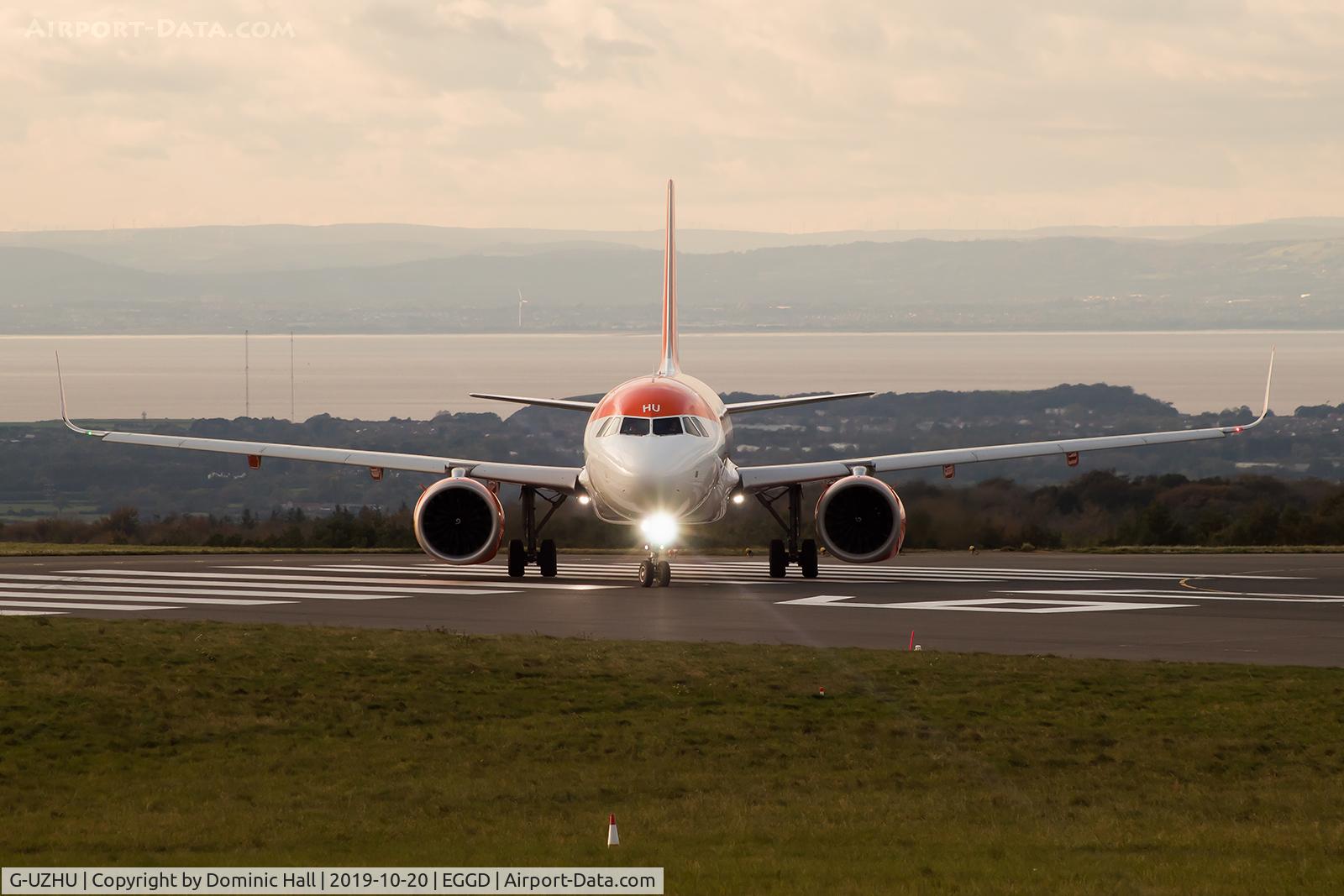 G-UZHU, 2018 Airbus A320-251N C/N 8681, Lining up for departure RWY 09