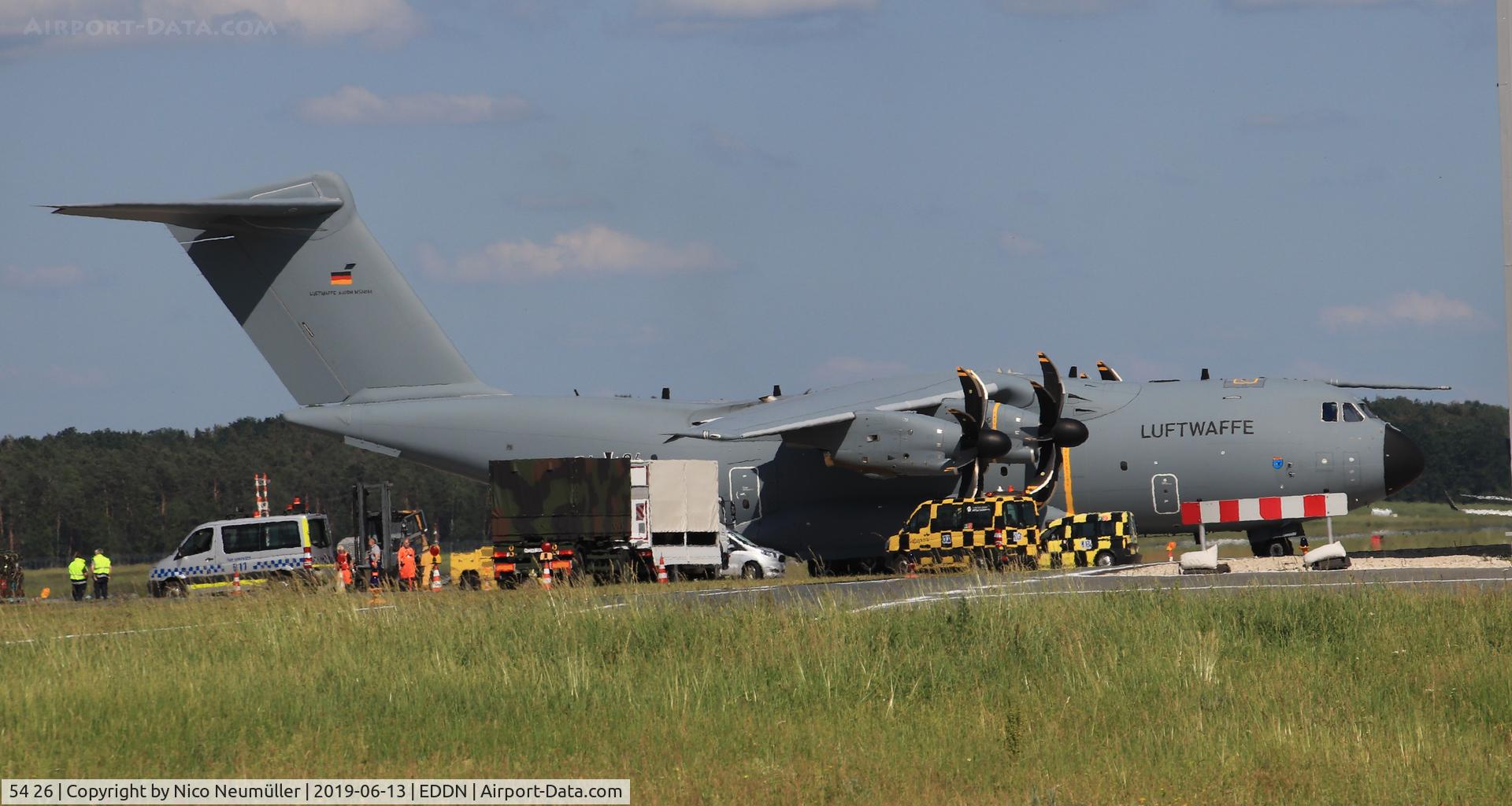 54 26, 2018 Airbus A400M-180 Atlas C/N 086, A400M in EDDN