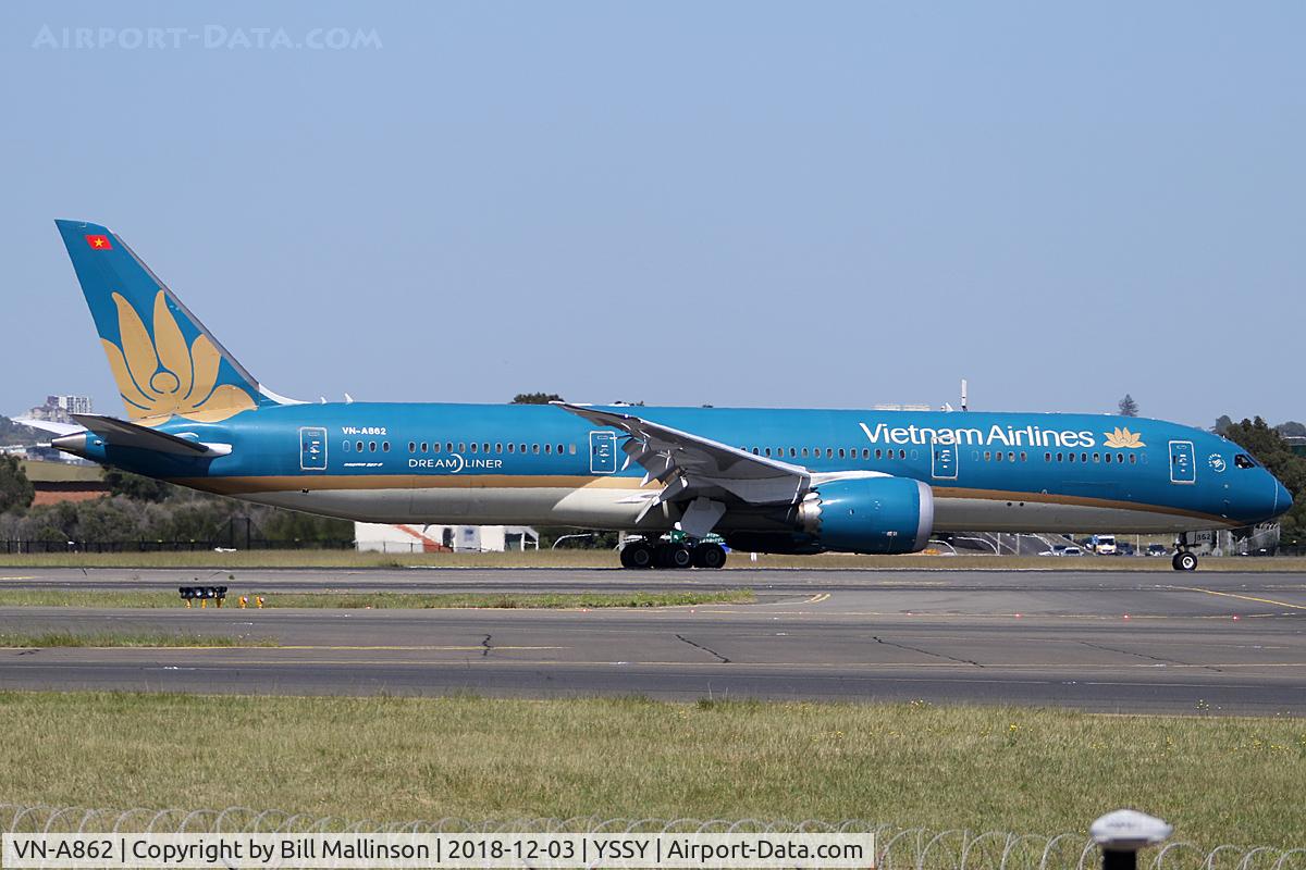 VN-A862, 2015 Boeing 787-9 Dreamliner C/N 35152, in from SGN
