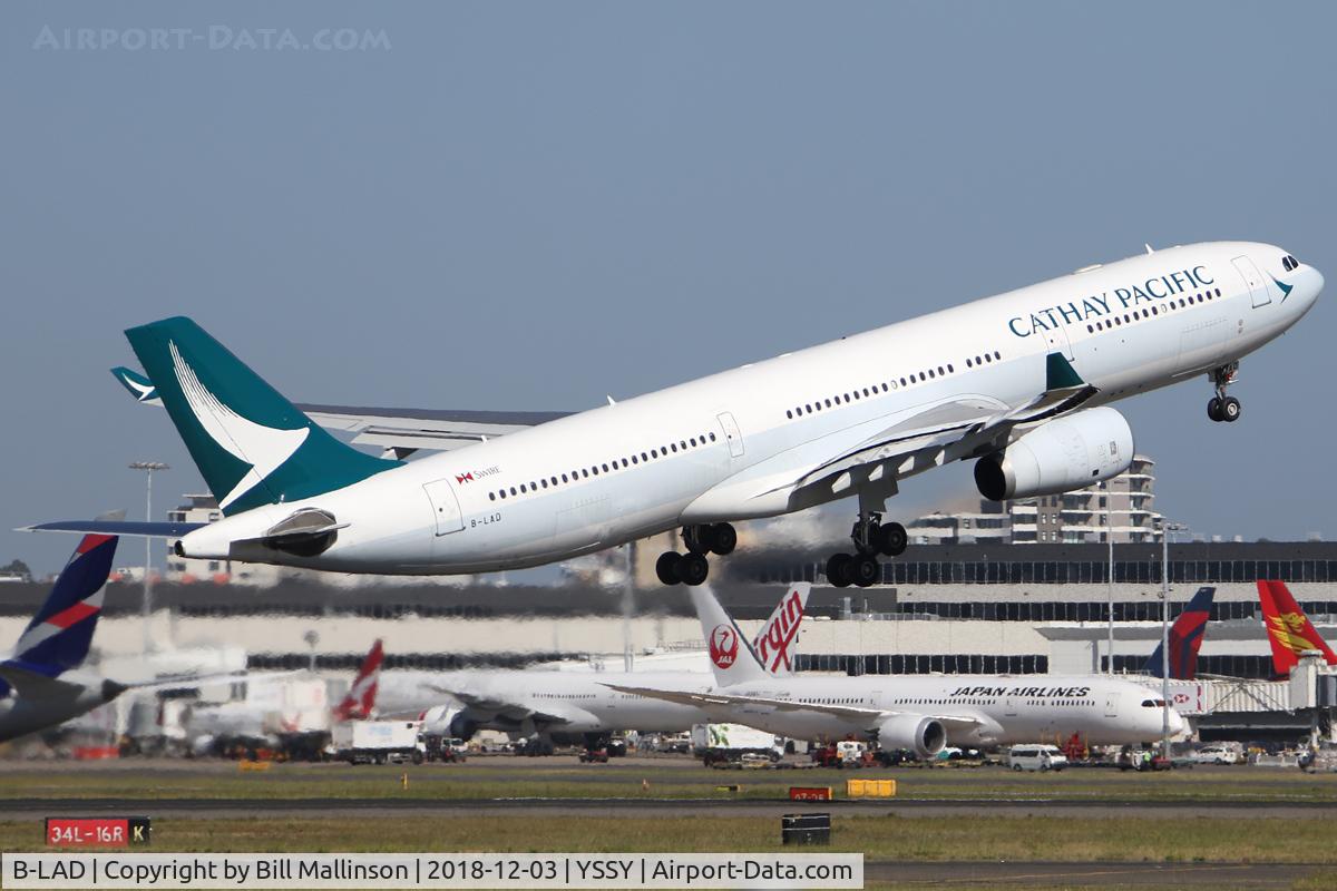 B-LAD, 2006 Airbus A330-343X C/N 776, away home to HKG