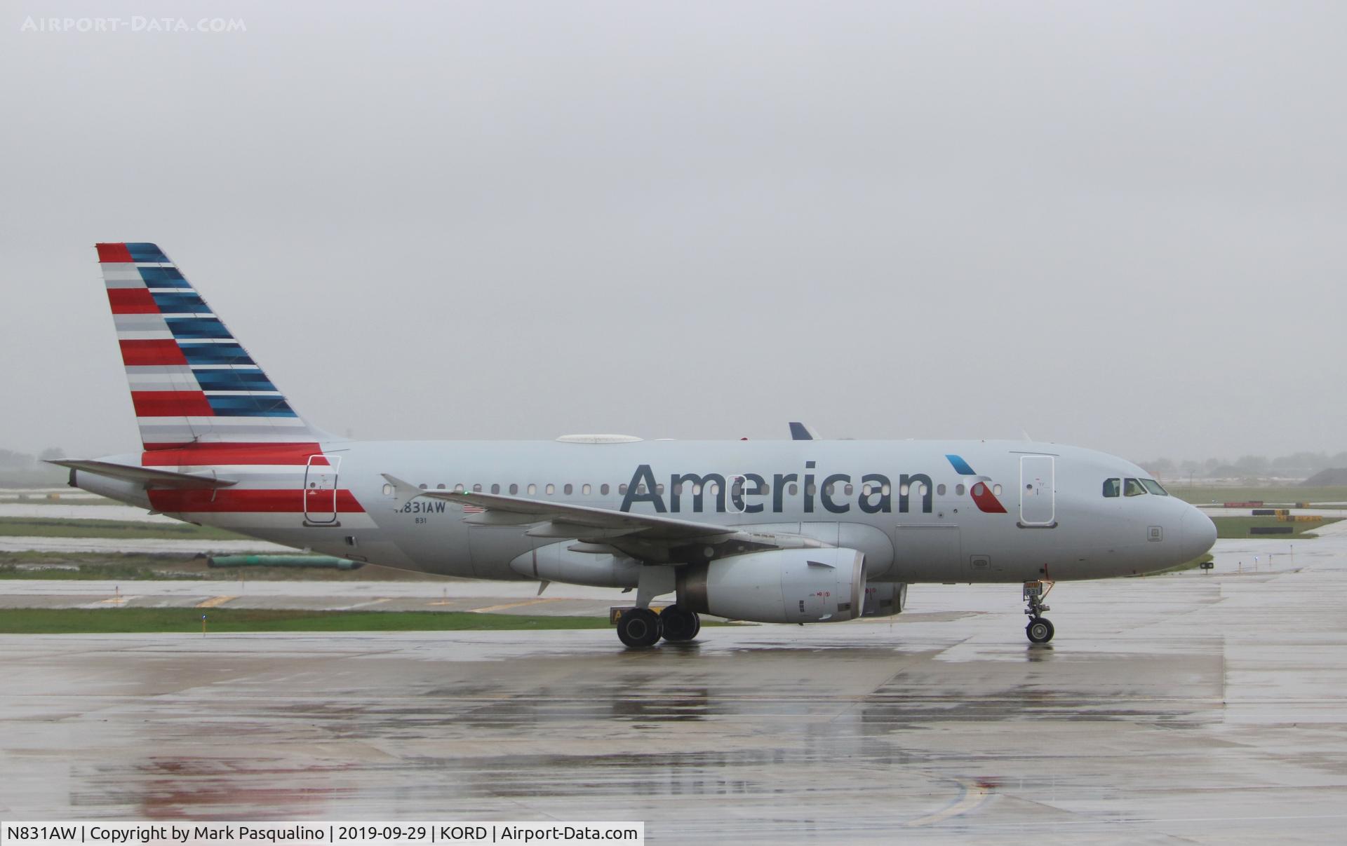 N831AW, 2001 Airbus A319-132 C/N 1576, Airbus A319-132