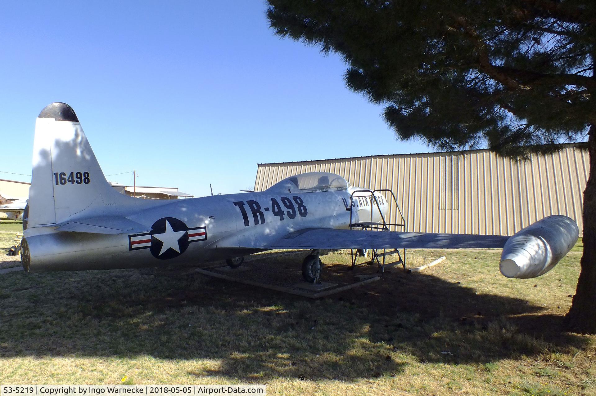 53-5219, 1953 Lockheed T-33A Shooting Star C/N 580-8558, Lockheed T-33A, displayed as 