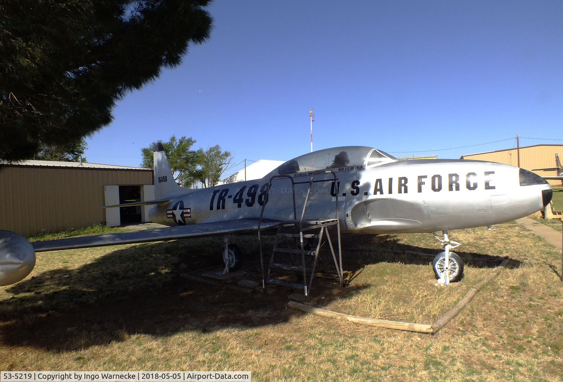 53-5219, 1953 Lockheed T-33A Shooting Star C/N 580-8558, Lockheed T-33A, displayed as 