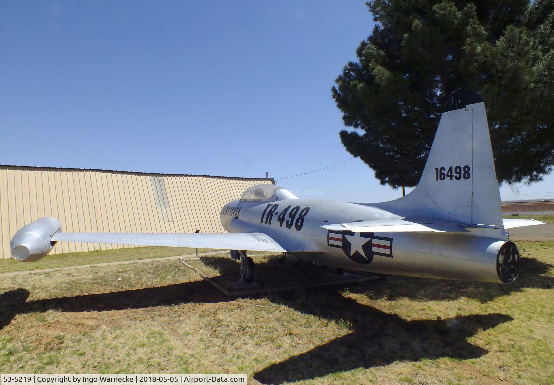 53-5219, 1953 Lockheed T-33A Shooting Star C/N 580-8558, Lockheed T-33A, displayed as 