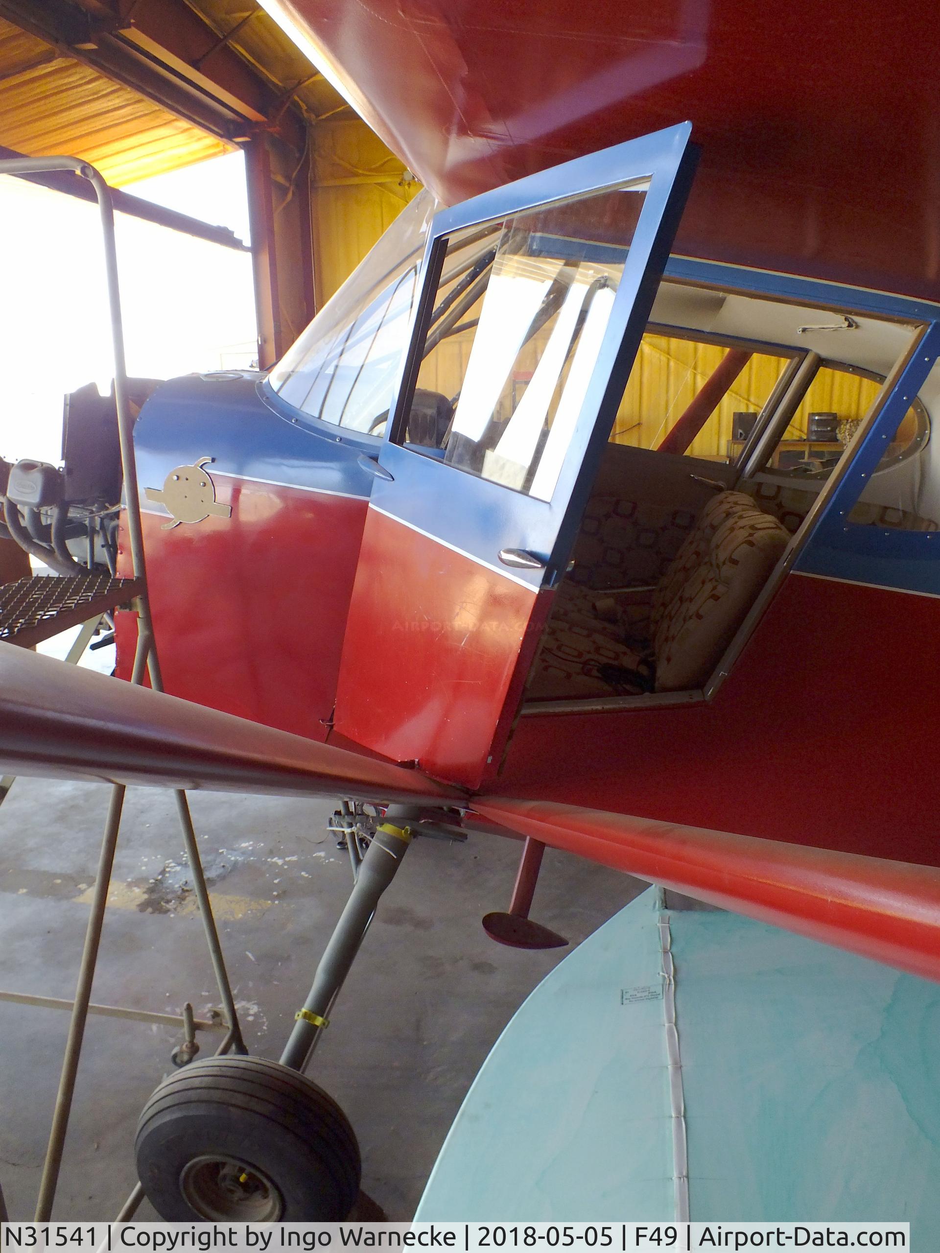 N31541, 1941 Stinson 10A C/N 7790, Stinson 10A Voyager at the Texas Air Museum Caprock Chapter, Slaton TX