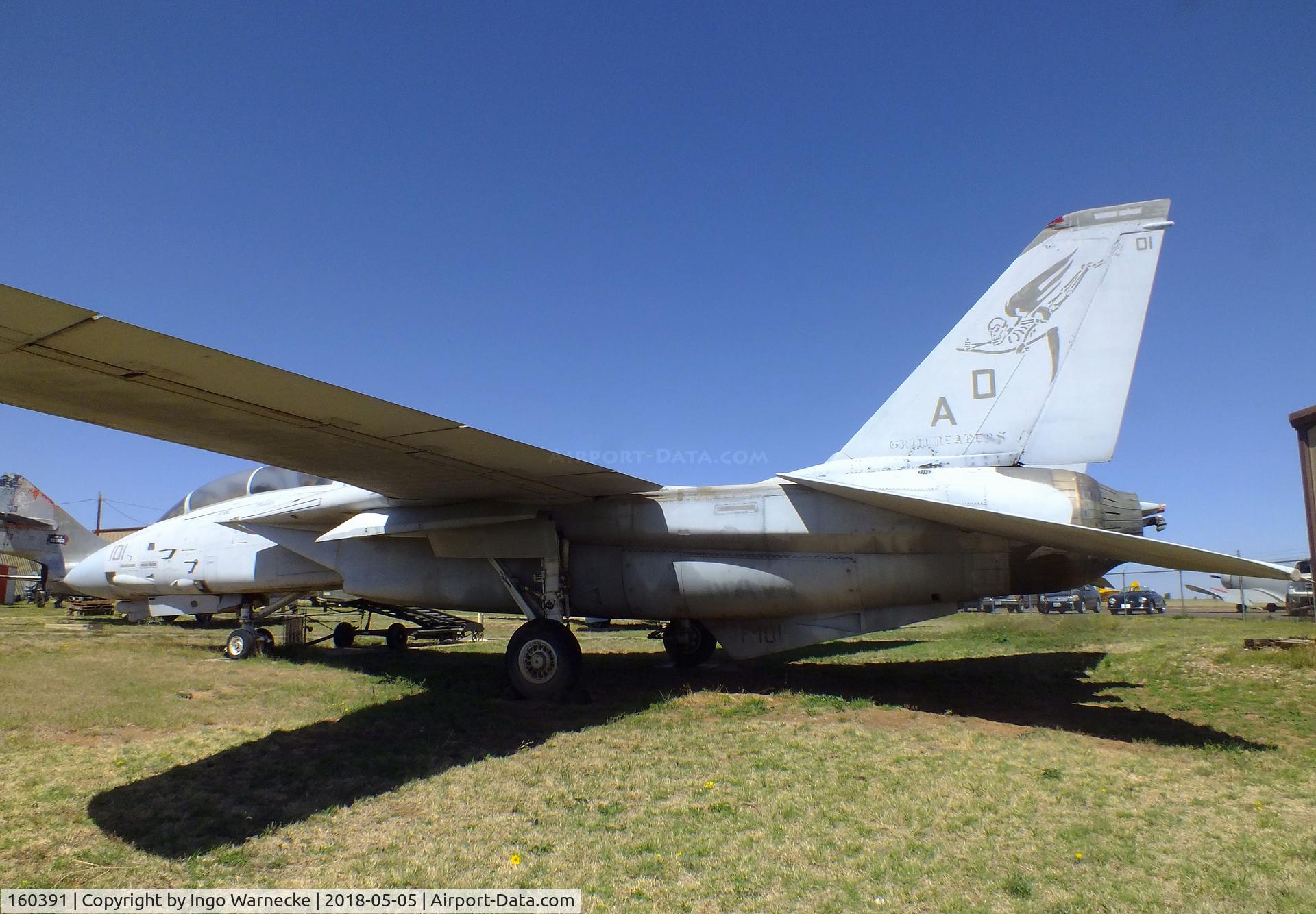 160391, Grumman F-14A Tomcat C/N 247, Grumman F-14A Tomcat at the Texas Air Museum Caprock Chapter, Slaton TX