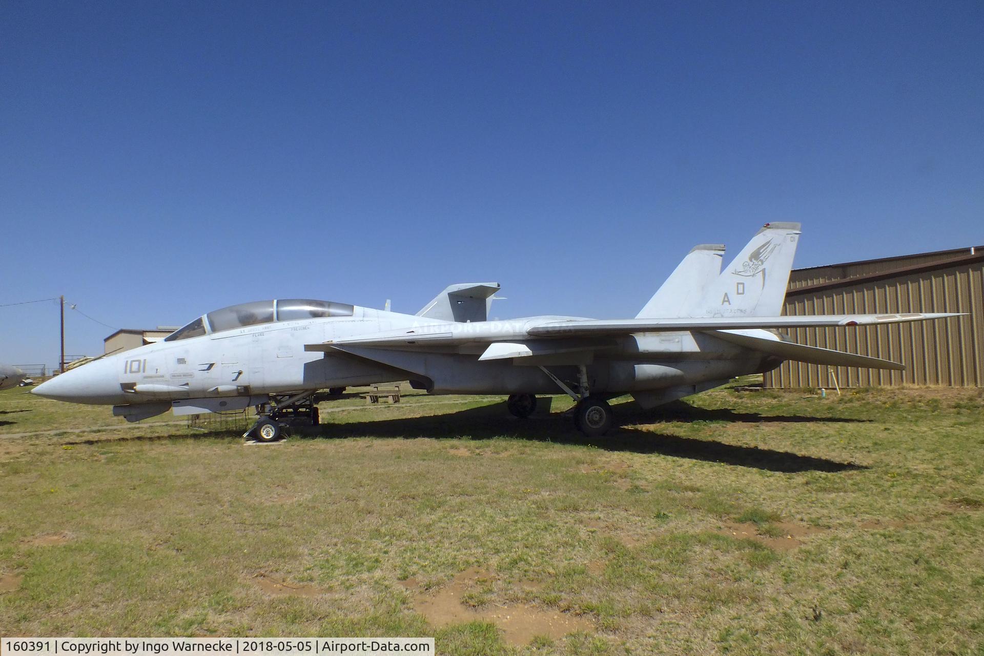 160391, Grumman F-14A Tomcat C/N 247, Grumman F-14A Tomcat at the Texas Air Museum Caprock Chapter, Slaton TX