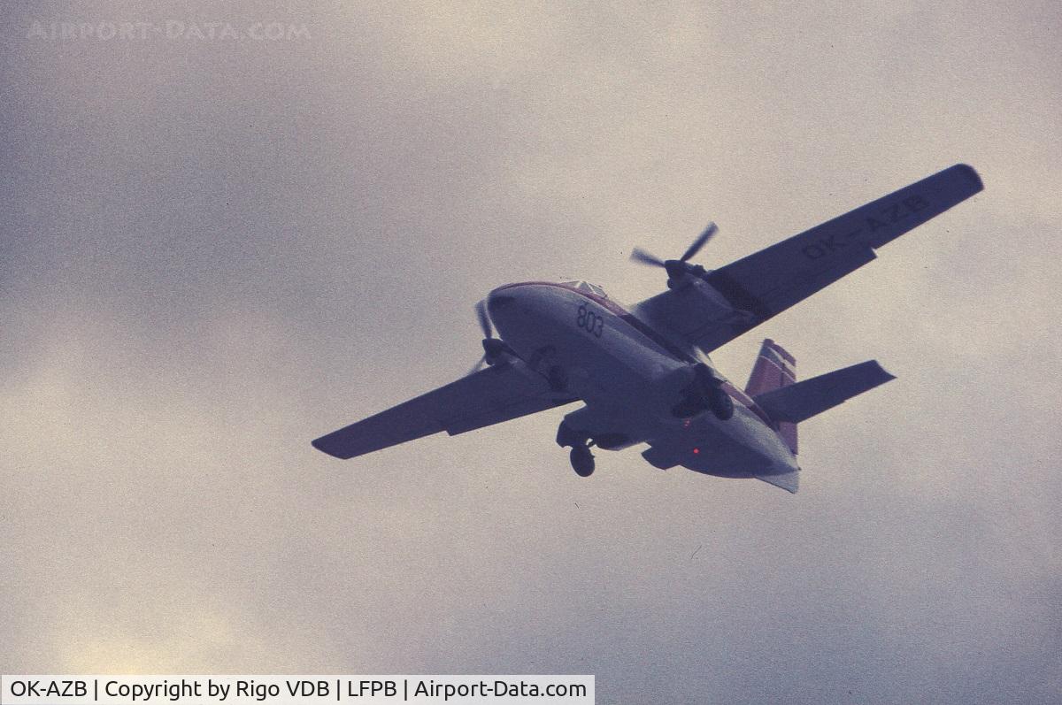 OK-AZB, 1970 Let L-410 Turbolet C/N 00-02, OK-AZB at the Paris Air Show in 1971.