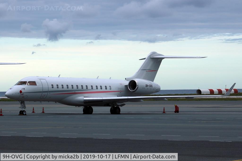 9H-OVG, 2014 Bombardier BD-700-1A10 Global 6000 C/N 9622, Parked