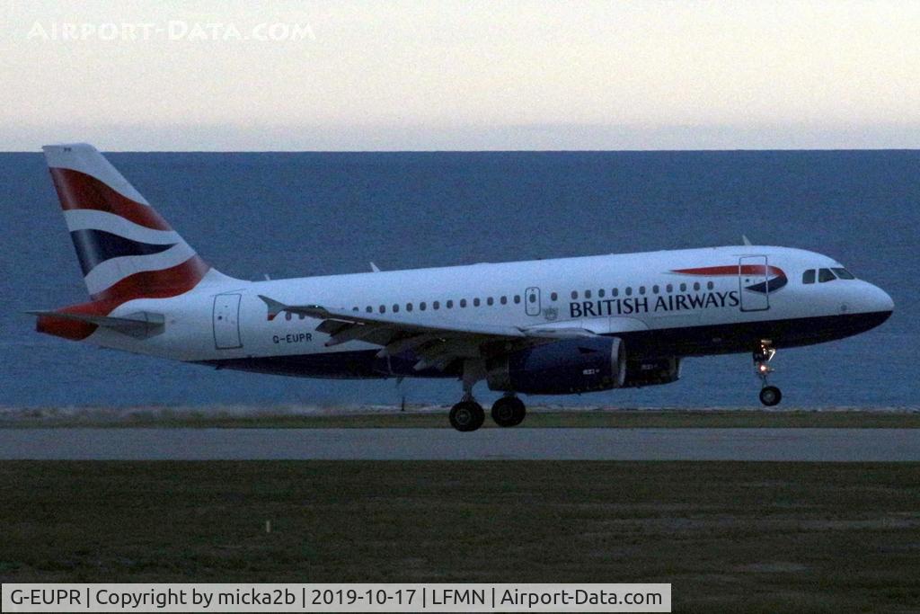 G-EUPR, 2000 Airbus A319-131 C/N 1329, Landing