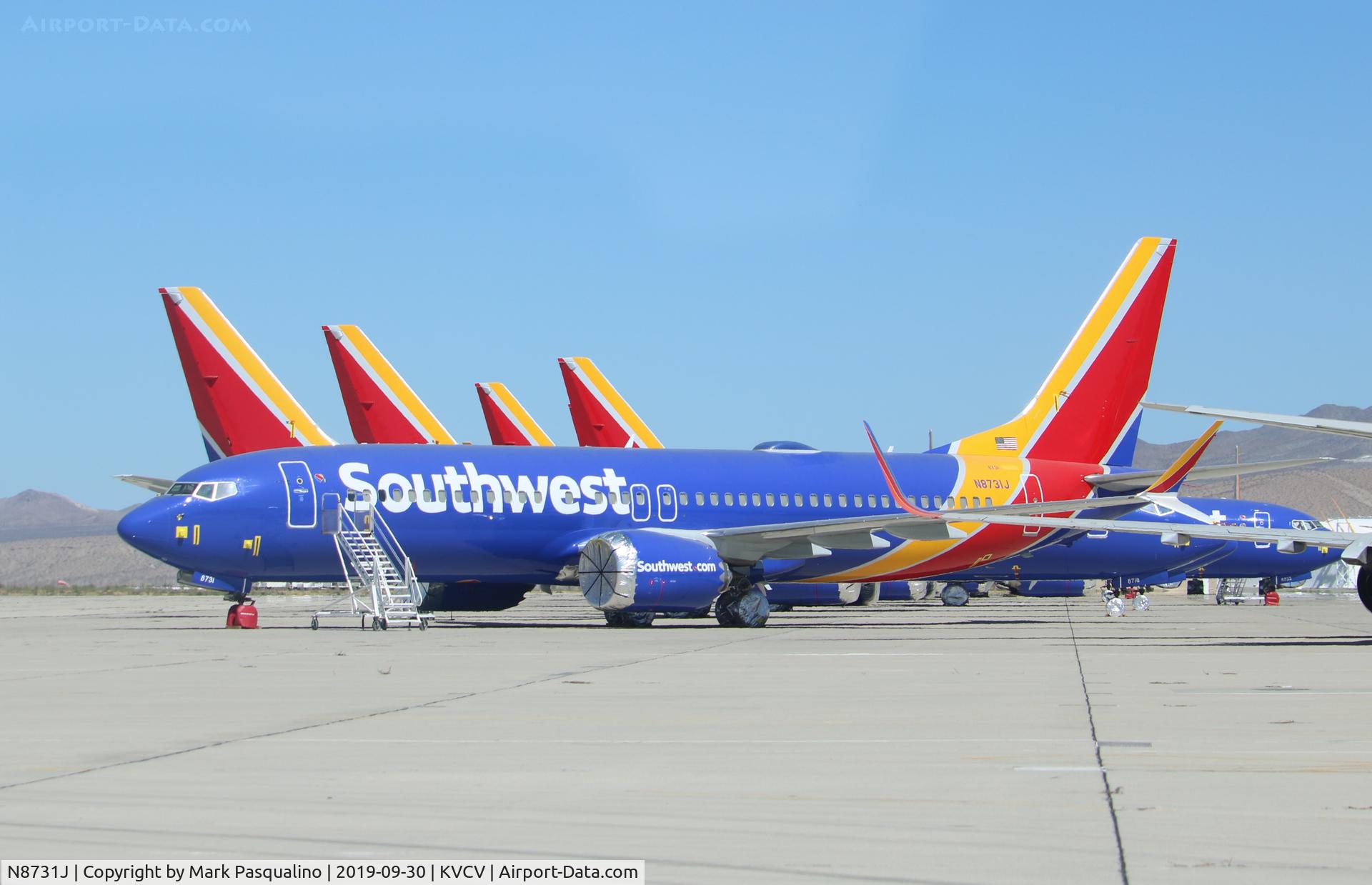 N8731J, 2018 Boeing 737-8 MAX C/N 42550, Boeing 737-8 MAX