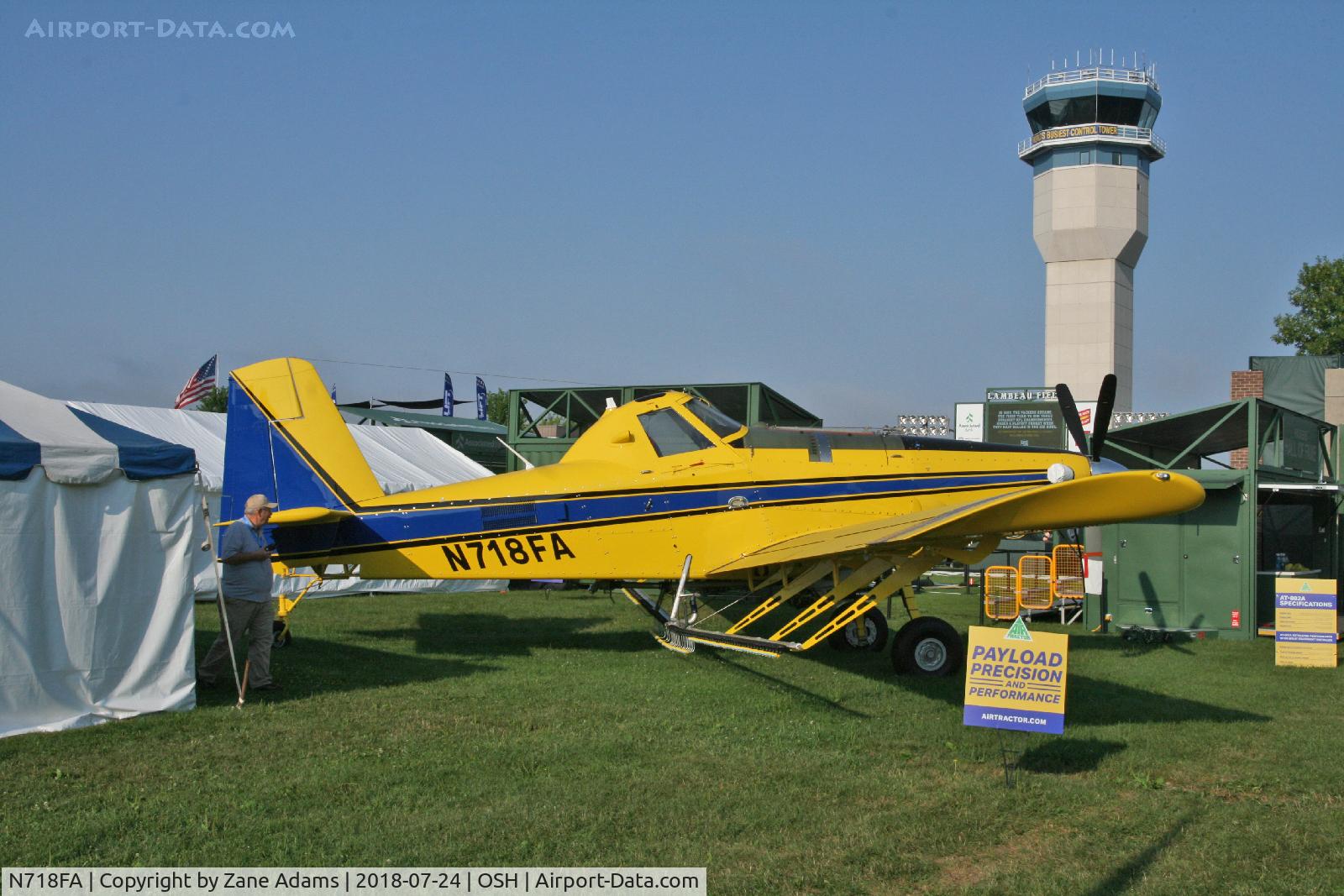 N718FA, 2018 Air Tractor Inc AT-802A C/N 802A-0758, 2018 EAA AirVenture - Oshkosh, WI