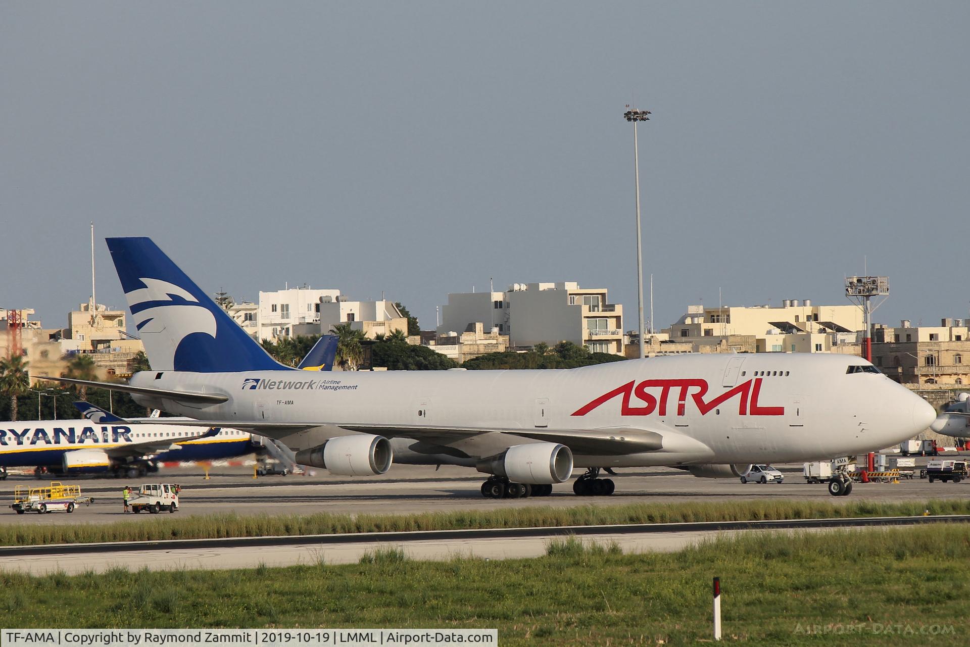 TF-AMA, 1995 Boeing 747-45E(BDSF) C/N 27899, B747 TF-AMA Astral Cargo