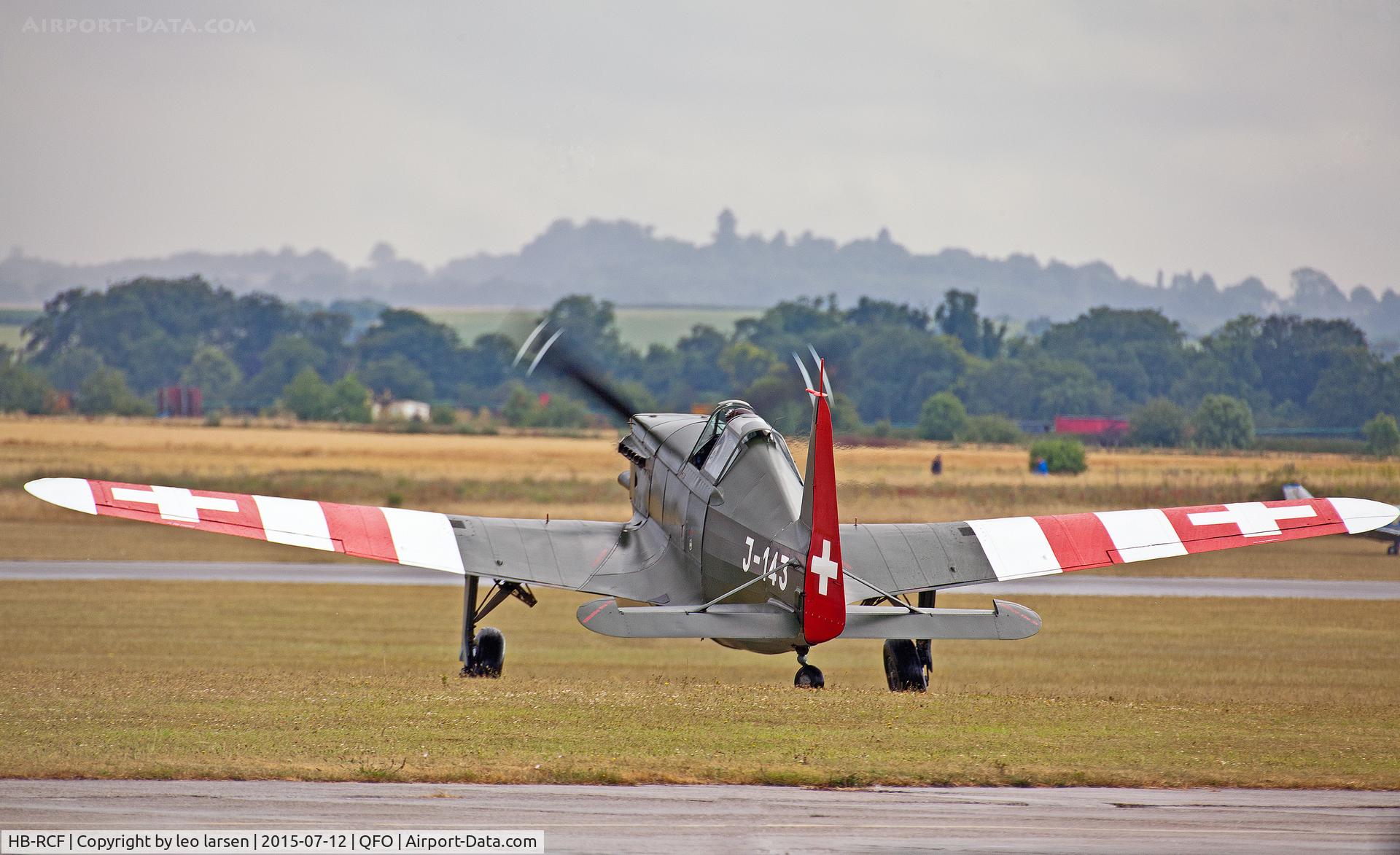 HB-RCF, 1942 Morane-Saulnier D-3801 (MS-412) C/N 194, Duxford 12.7.2015