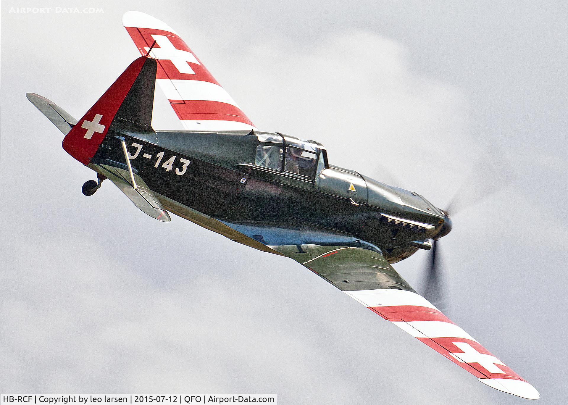 HB-RCF, 1942 Morane-Saulnier D-3801 (MS-412) C/N 194, Duxford 12.7.2015
