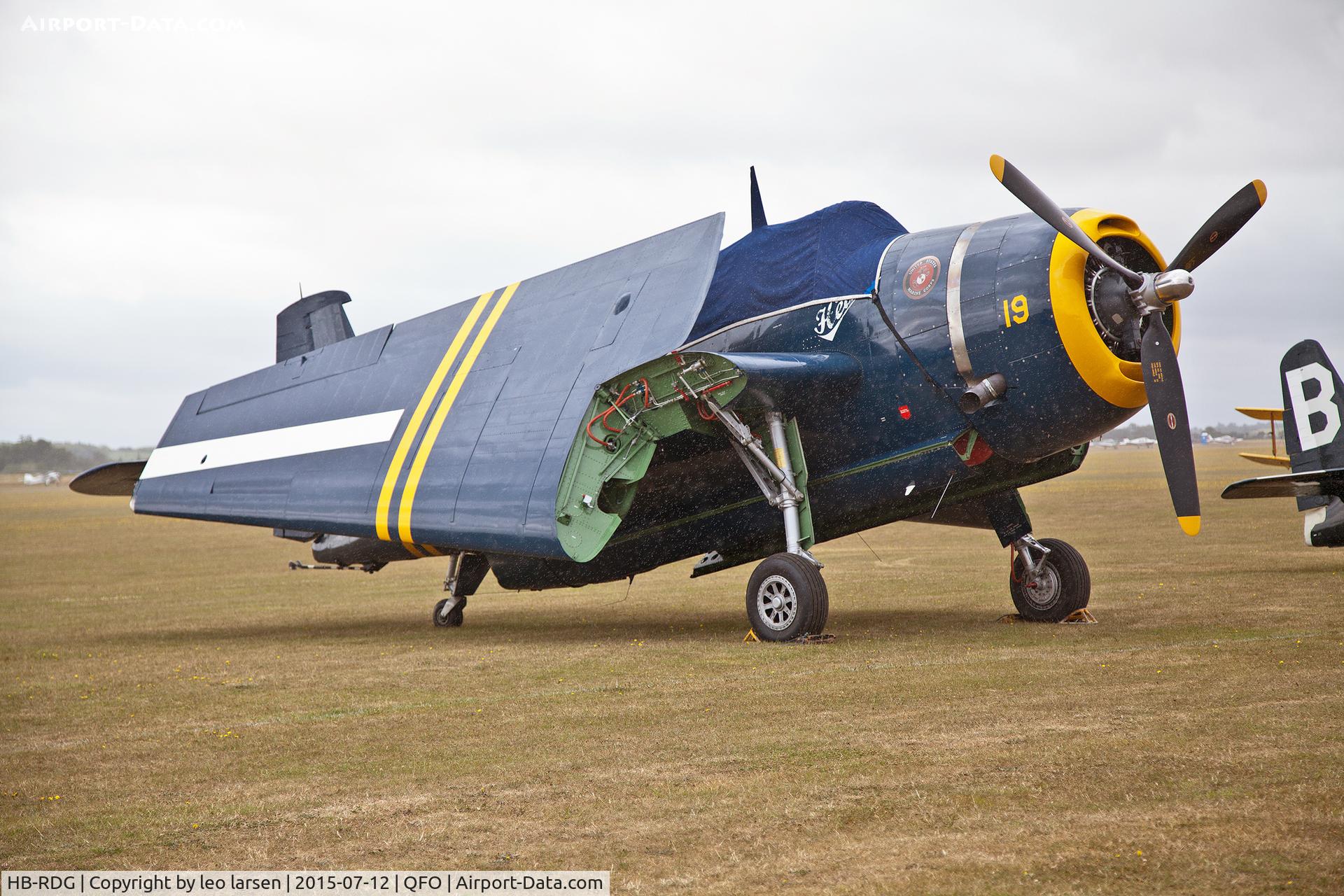 HB-RDG, 1945 Grumman TBM-3R Avenger C/N 3381, Duxford 12.7.2015