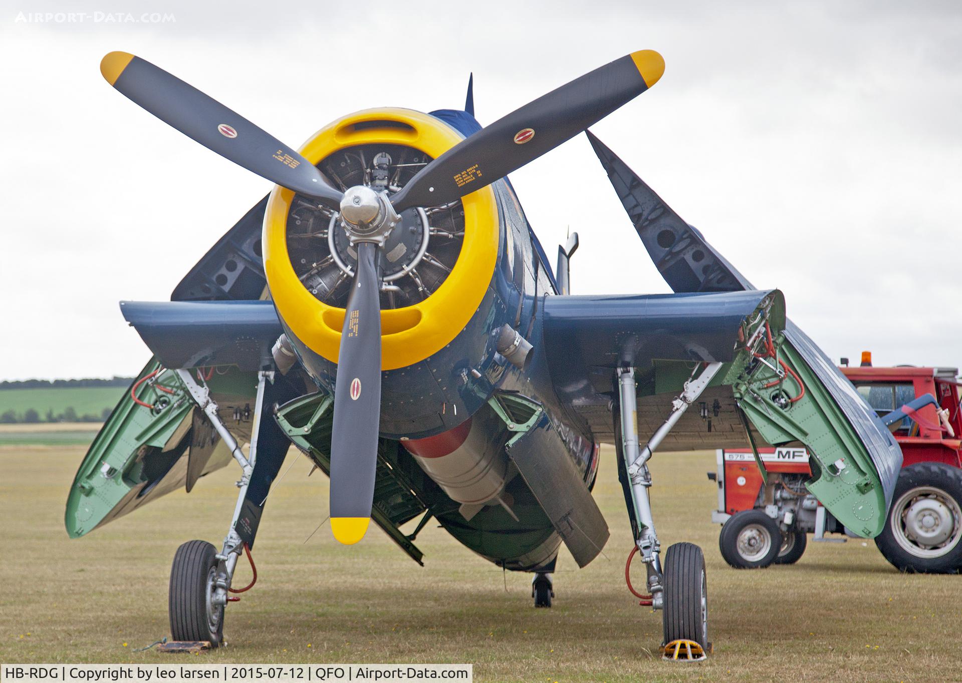 HB-RDG, 1945 Grumman TBM-3R Avenger C/N 3381, Duxford 12.7.2015