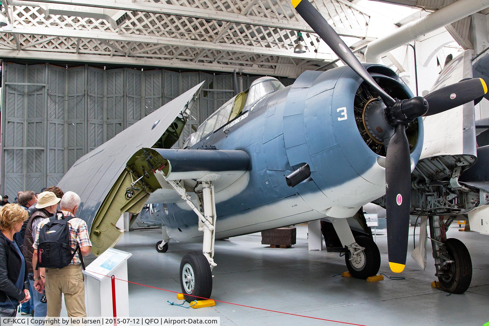 CF-KCG, Grumman TBM-3E Avenger C/N 2066, Duxford 12.7.2015 