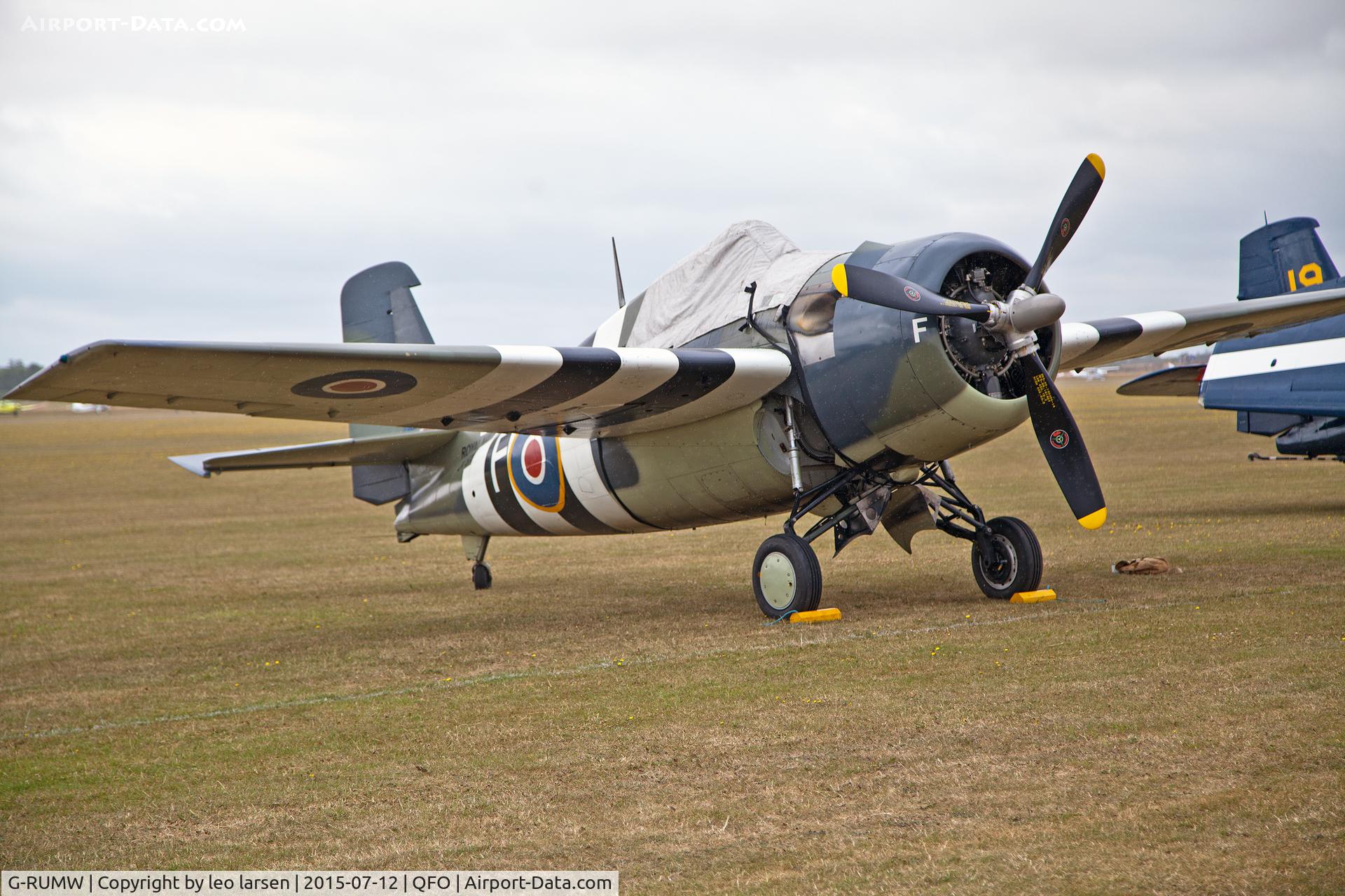 G-RUMW, 1944 General Motors (Grumman) FM-2 Wildcat C/N 5765, Duxford 12.7.2015