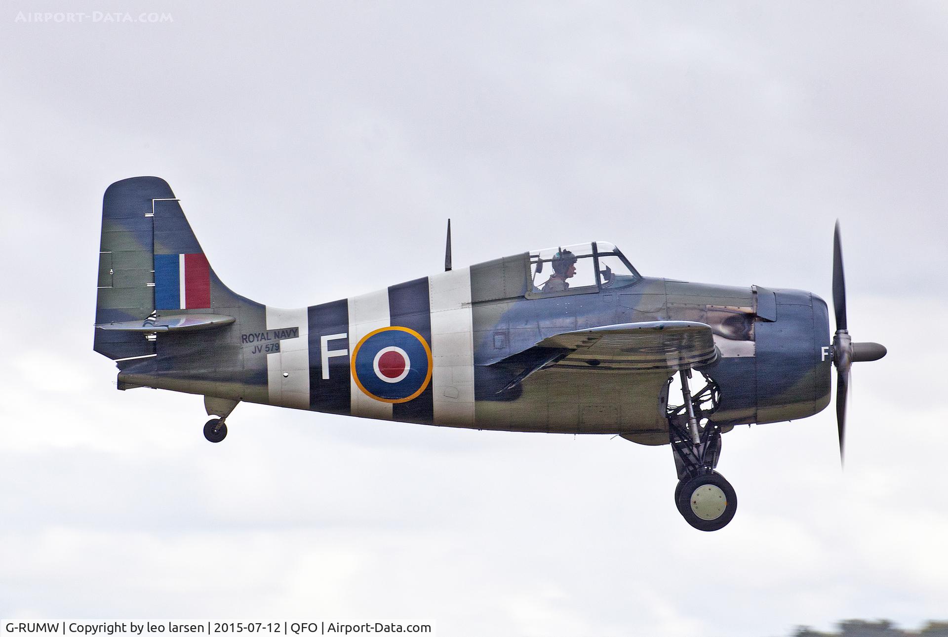 G-RUMW, 1944 General Motors (Grumman) FM-2 Wildcat C/N 5765, Duxford 12.7.2015