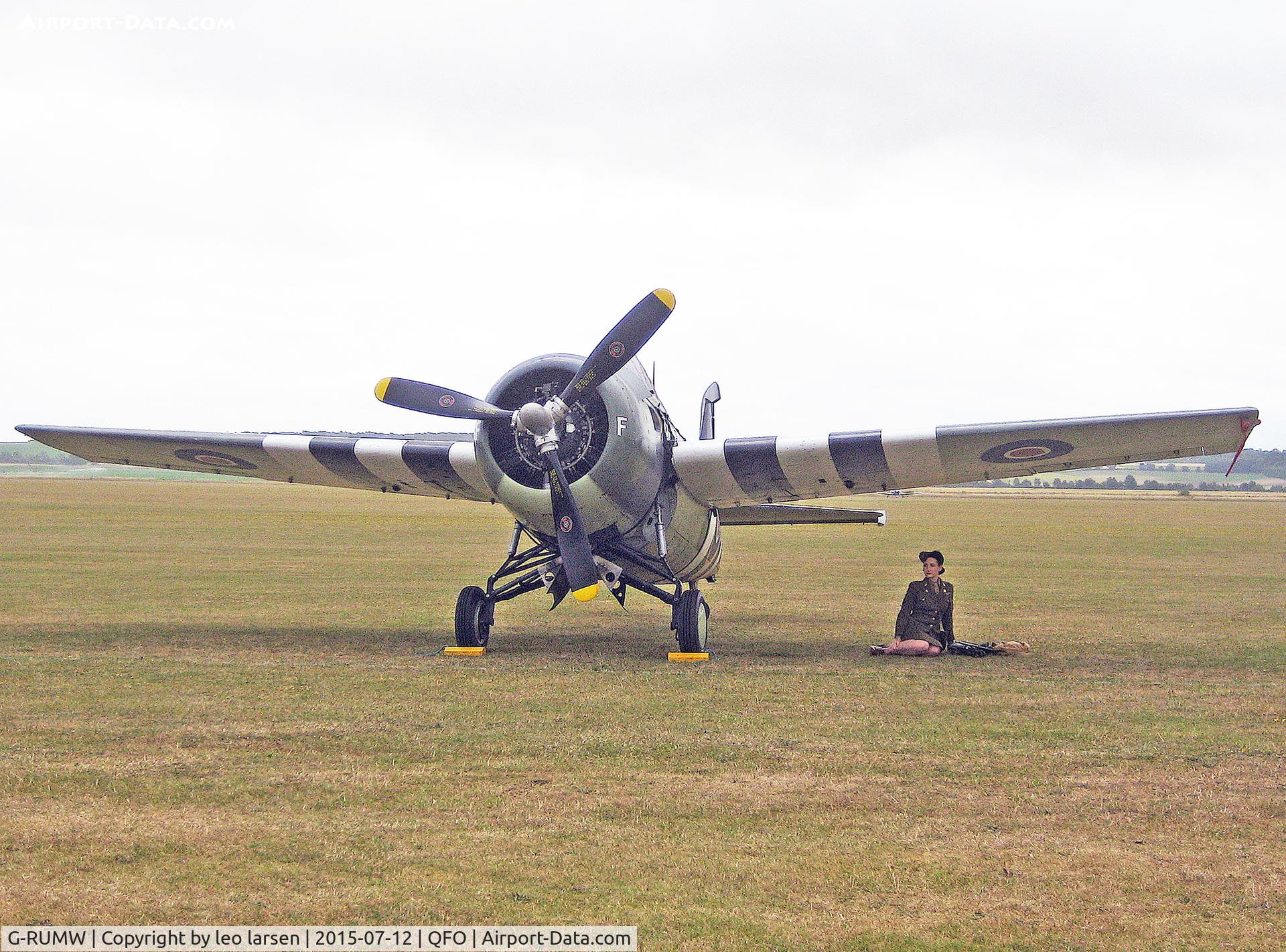G-RUMW, 1944 General Motors (Grumman) FM-2 Wildcat C/N 5765, Duxford 12.7.2015