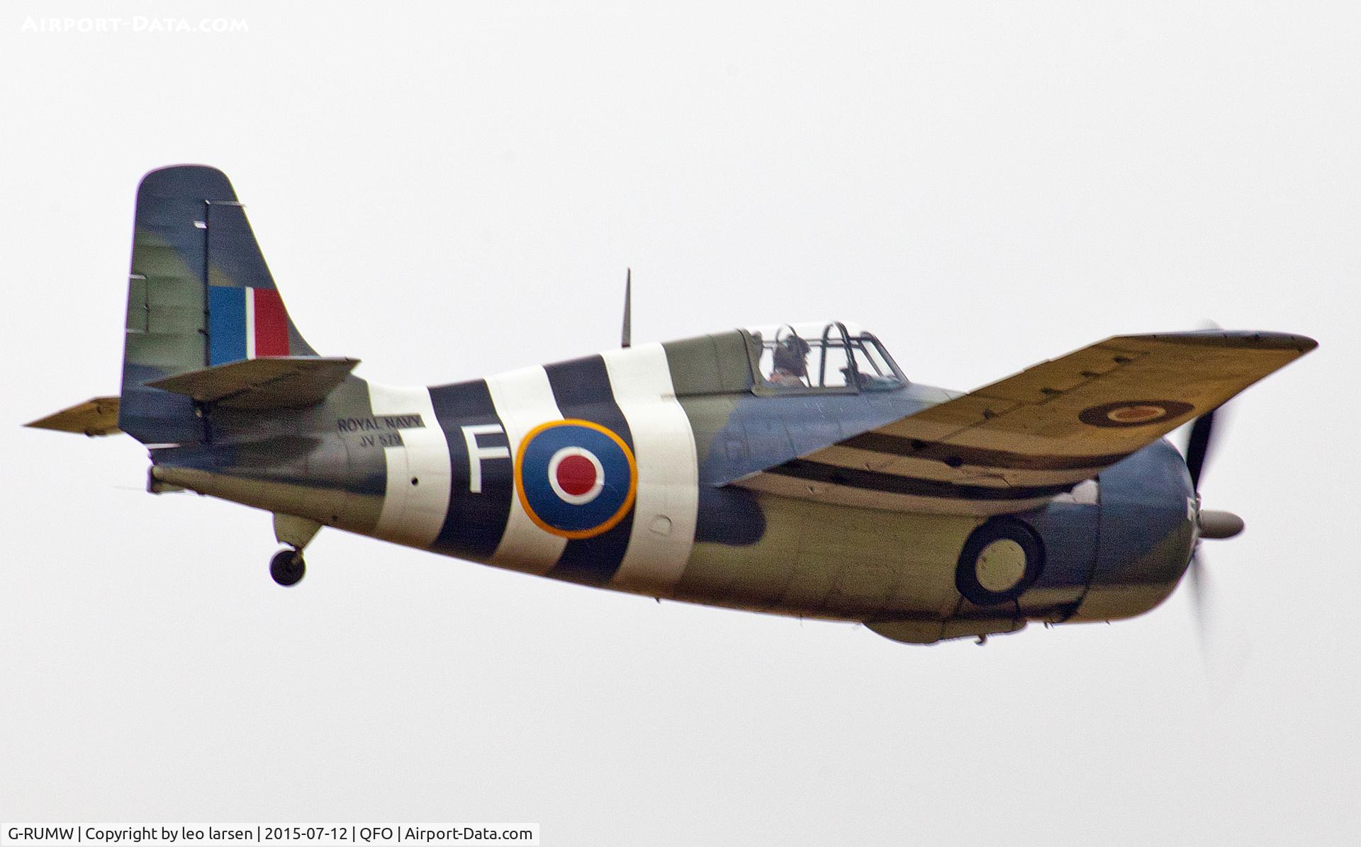G-RUMW, 1944 General Motors (Grumman) FM-2 Wildcat C/N 5765, Duxford 12.7.2015